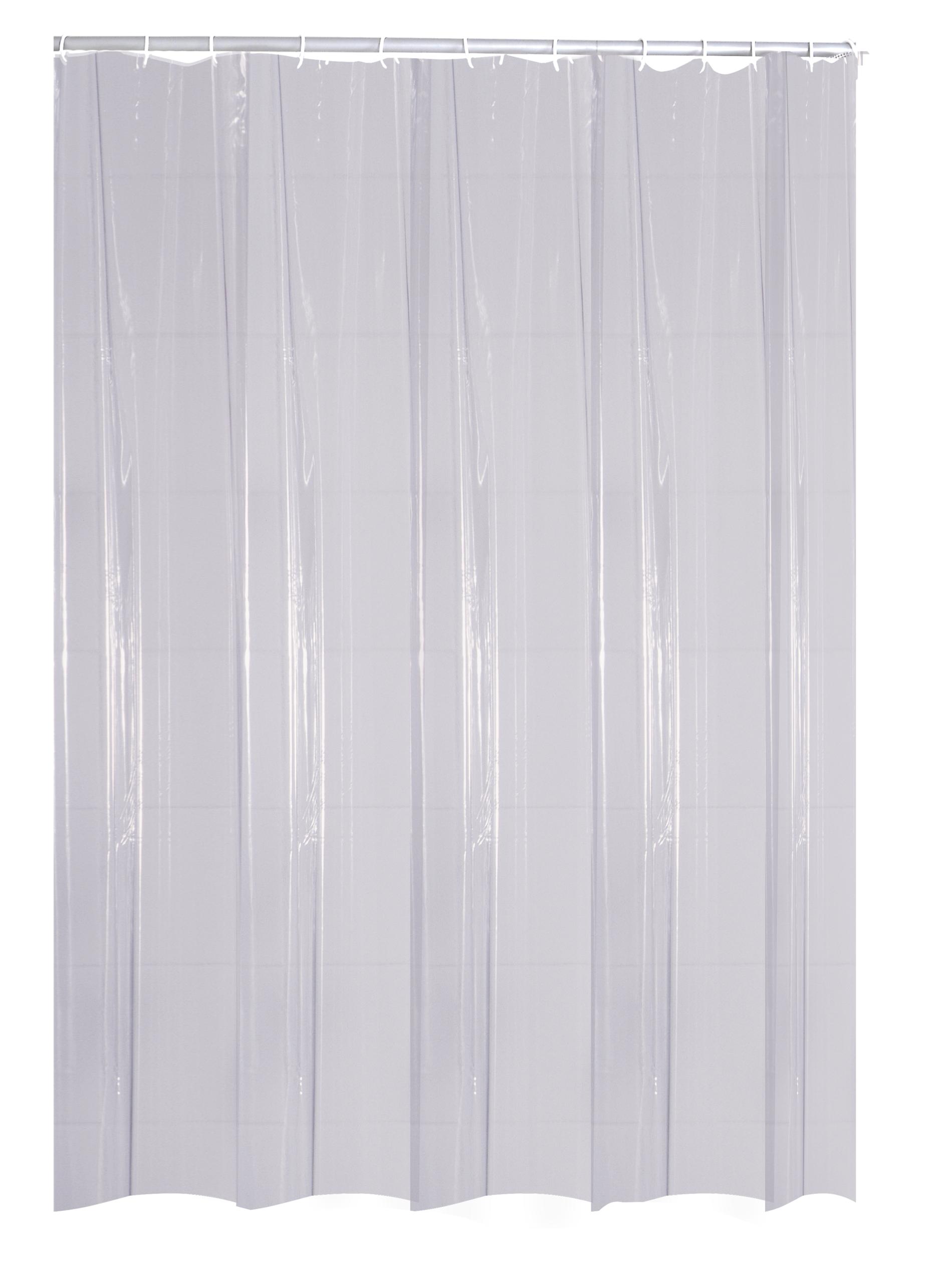 Duschvorhang Folie Brillant transparent 120x200 cm 