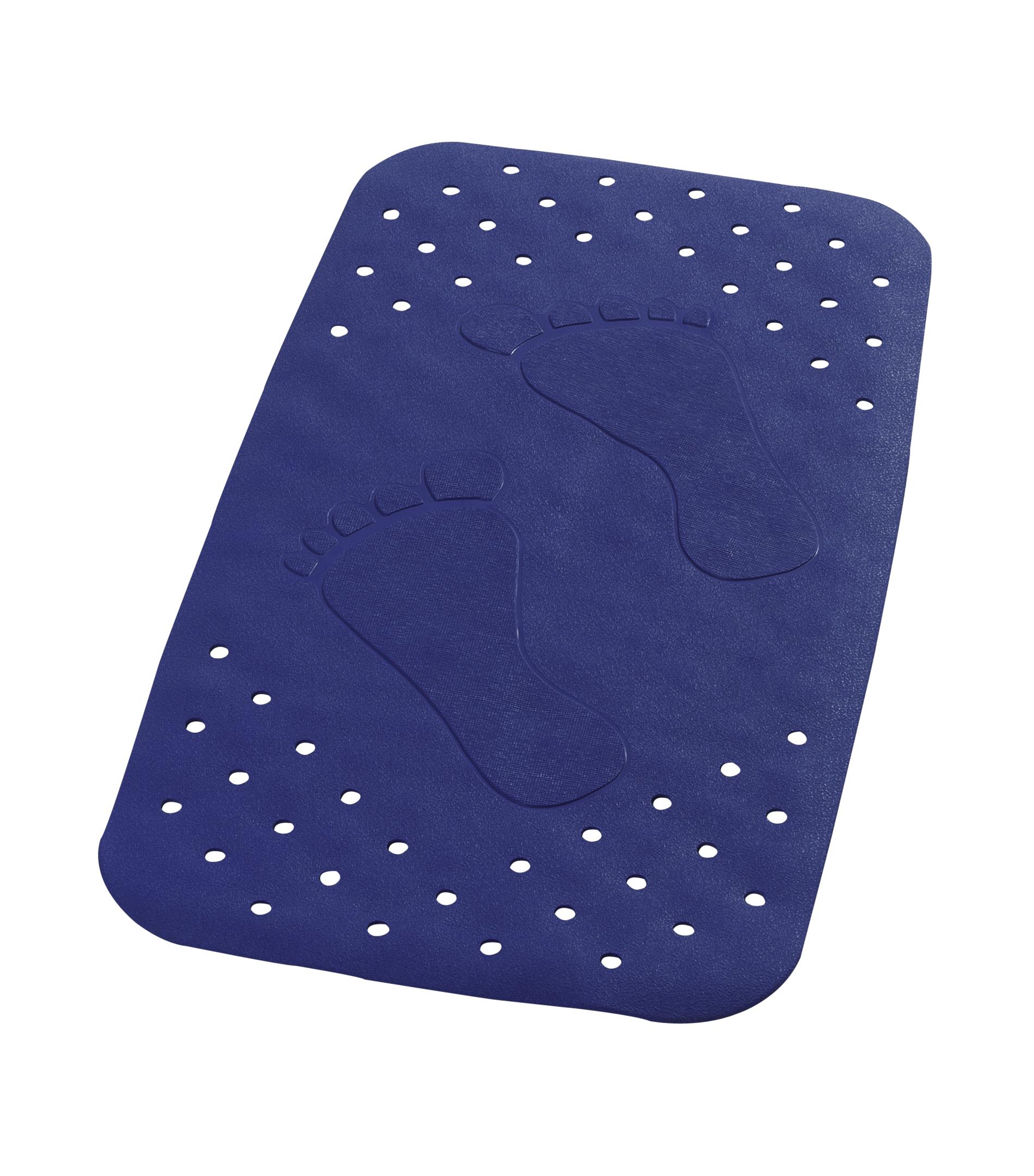 Wanneneinlage Plattfu&szlig; dunkelblau 38x72 cm 