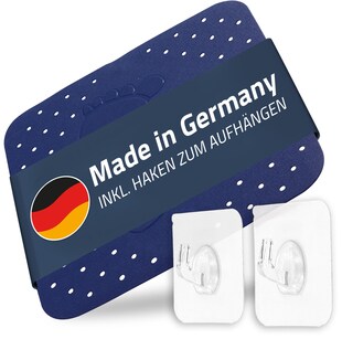 Duscheinlage Plattfuß dunkelblau 54x54 cm 