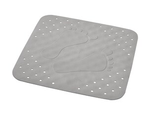 Duscheinlage Plattfuß grau 54x54 cm 