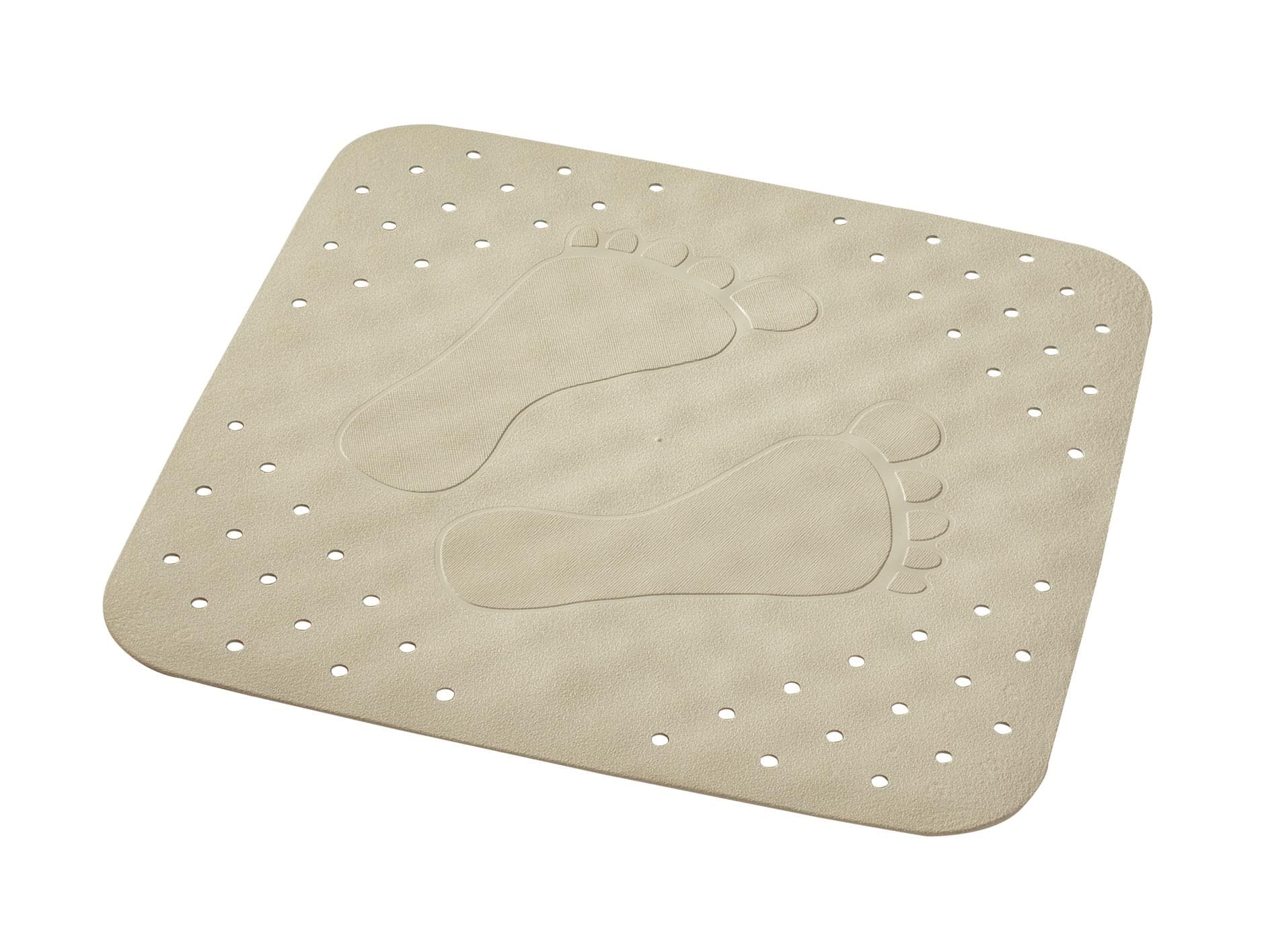 Duscheinlage Plattfu&szlig; beige 54x54 cm 