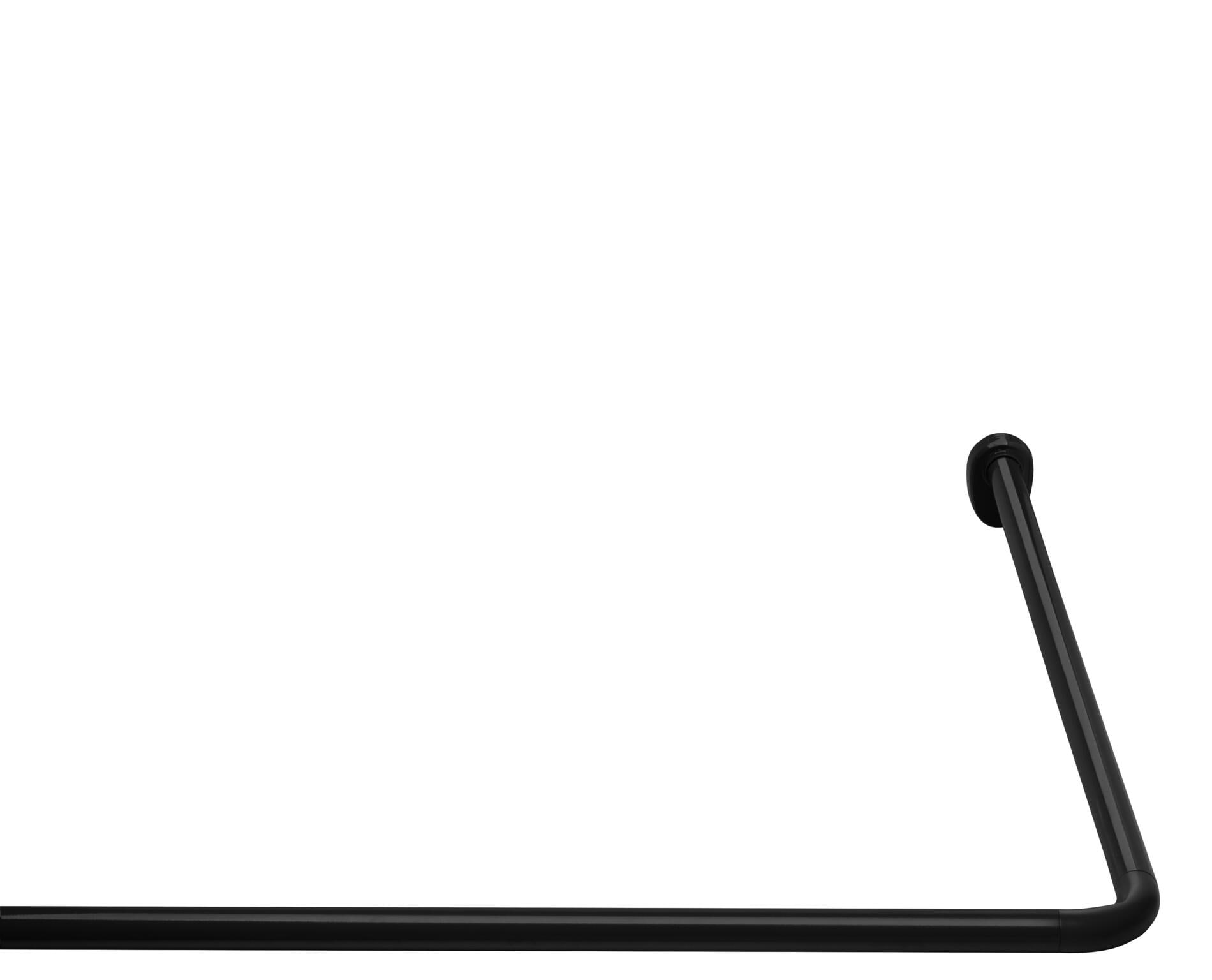 Universal-Winkelstange Graz &Oslash; 20 mm schwarz 170x90 cm 