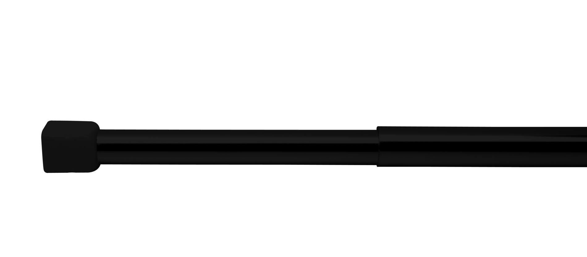 Duschstange ohne Bohren 'Graz' &Oslash; 19 mm schwarz 110-185 cm 
