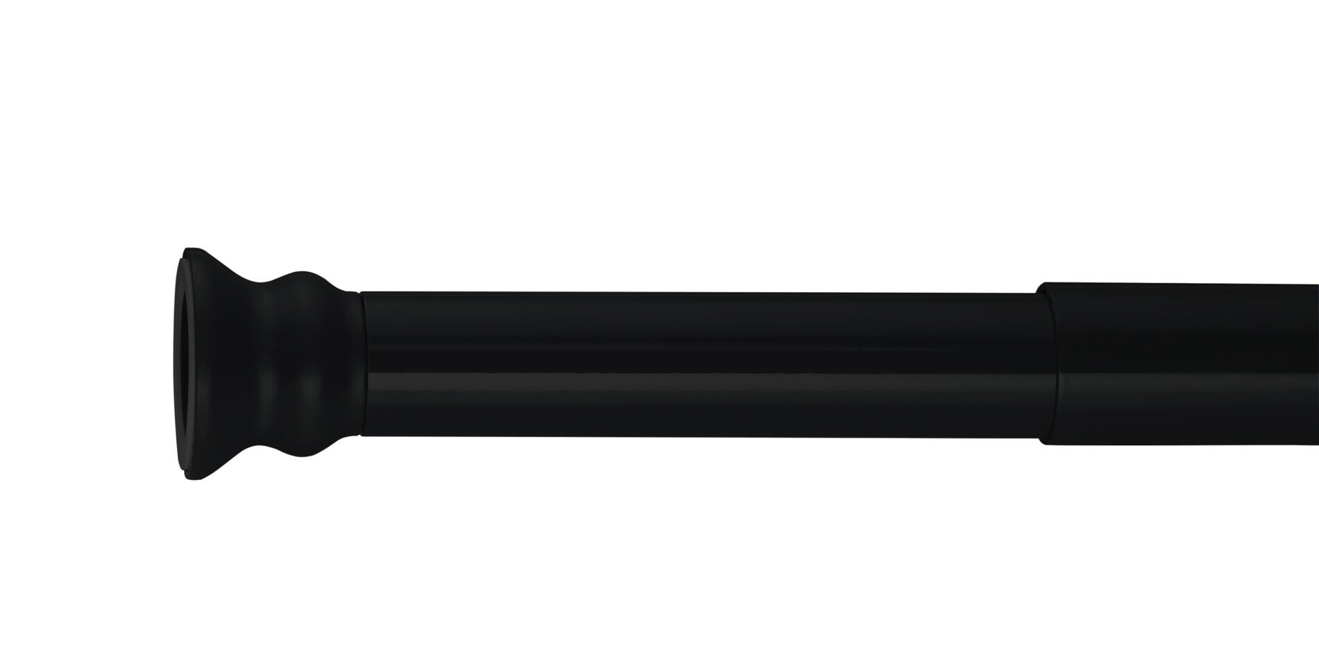 Duschstange ohne Bohren 'Wien' &Oslash; 25 mm schwarz 110-240 cm 