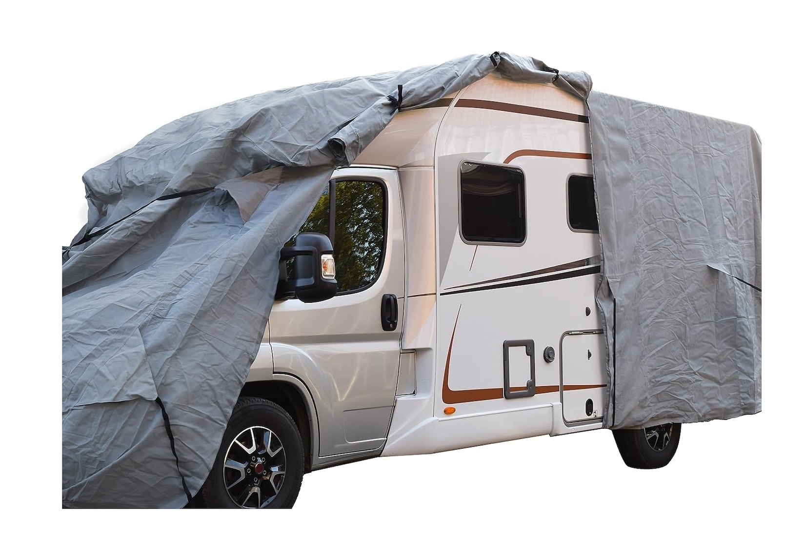 GreenYard® Wohnmobil Schutzhülle mit Reflektoren Größe XL 870 x 235 x 275 cm