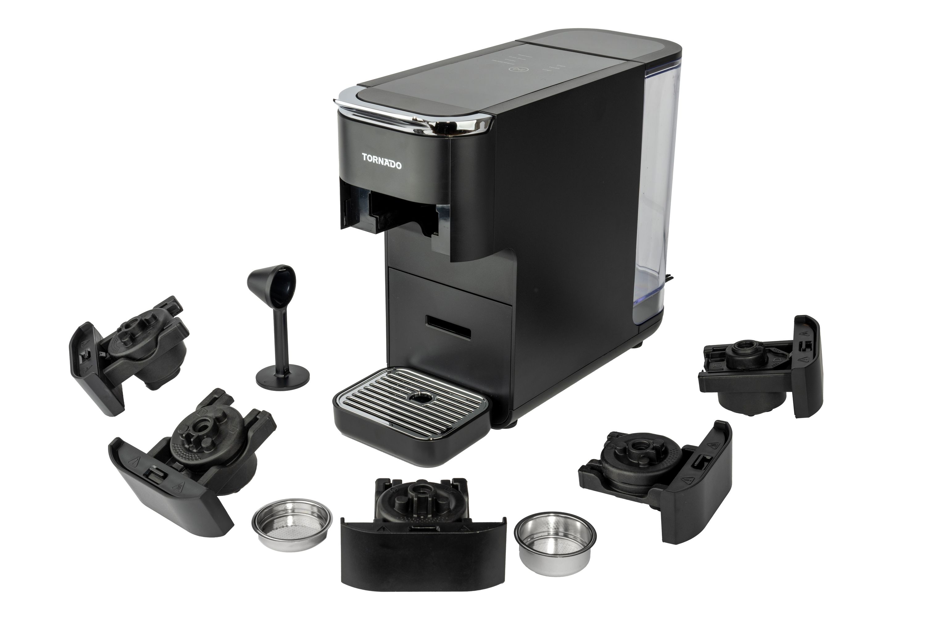 Tornado TCM-7042-GS 5 in 1 Multi-Kapsel-Kaffeemaschine 