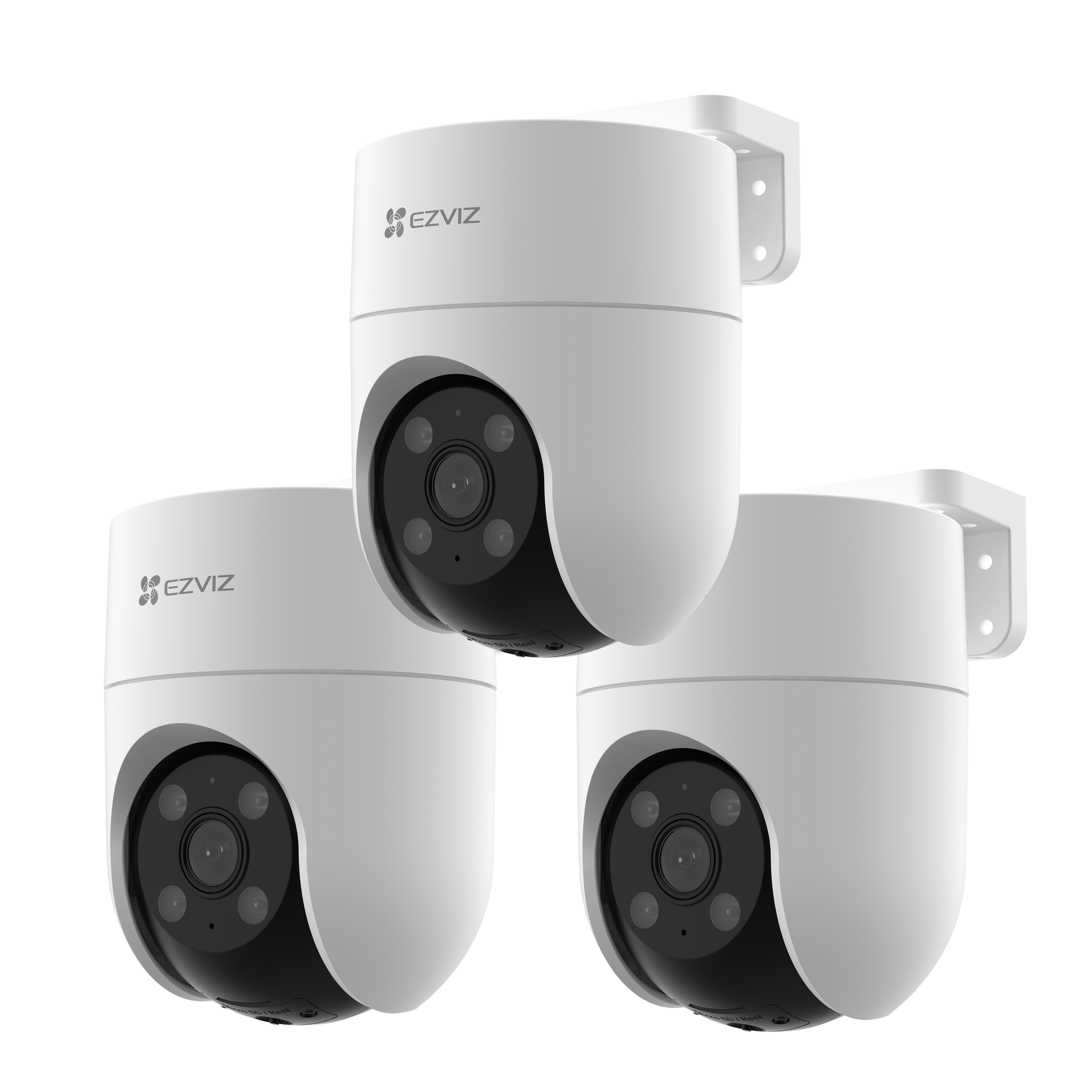 EZVIZ H8C 3MP Schwenk/Neige WLAN Kamera, 3er-Set 