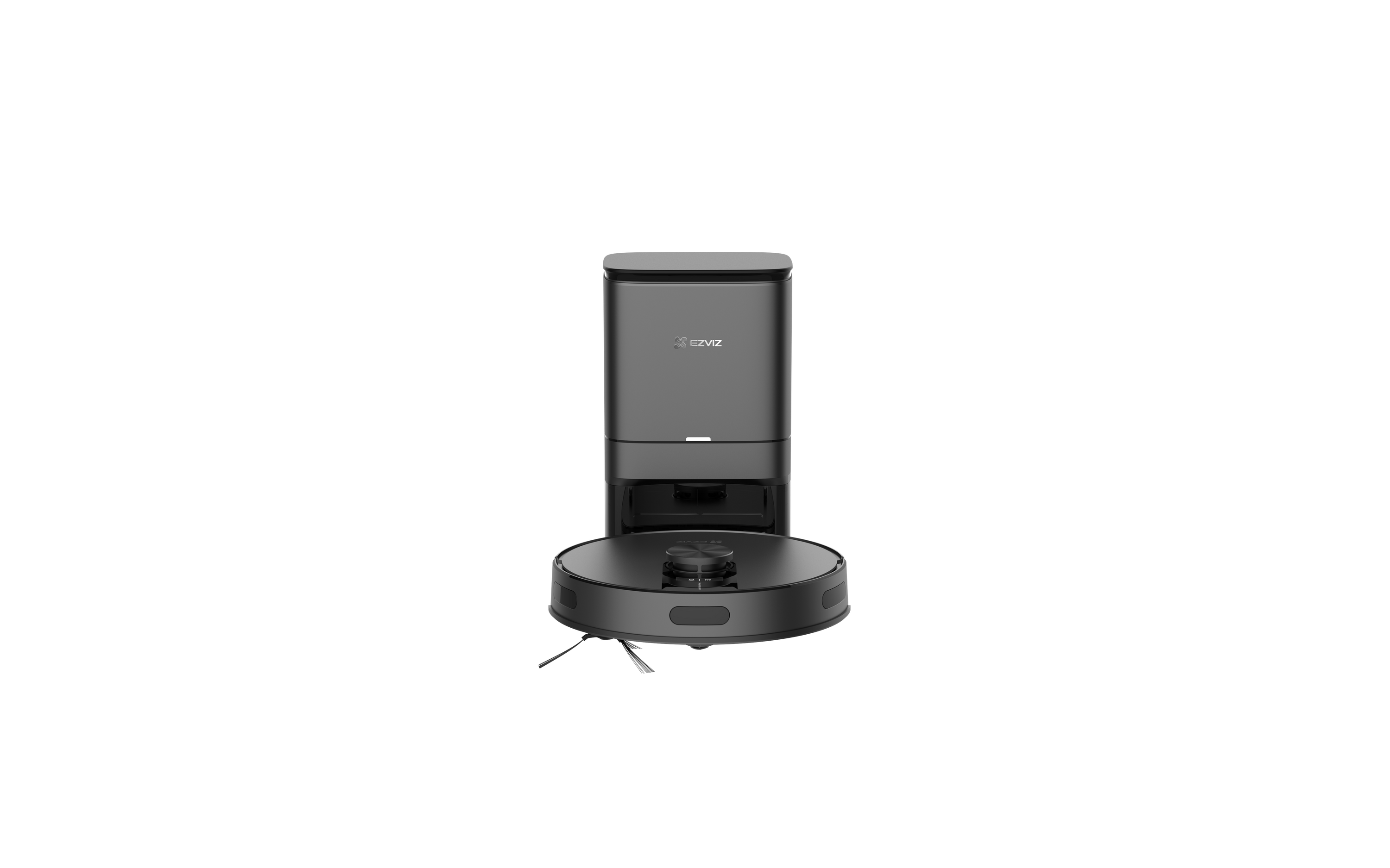 EZVIZ RE4P Roboterstaubsauger mit automatischer Staubentleerung, schwarz 