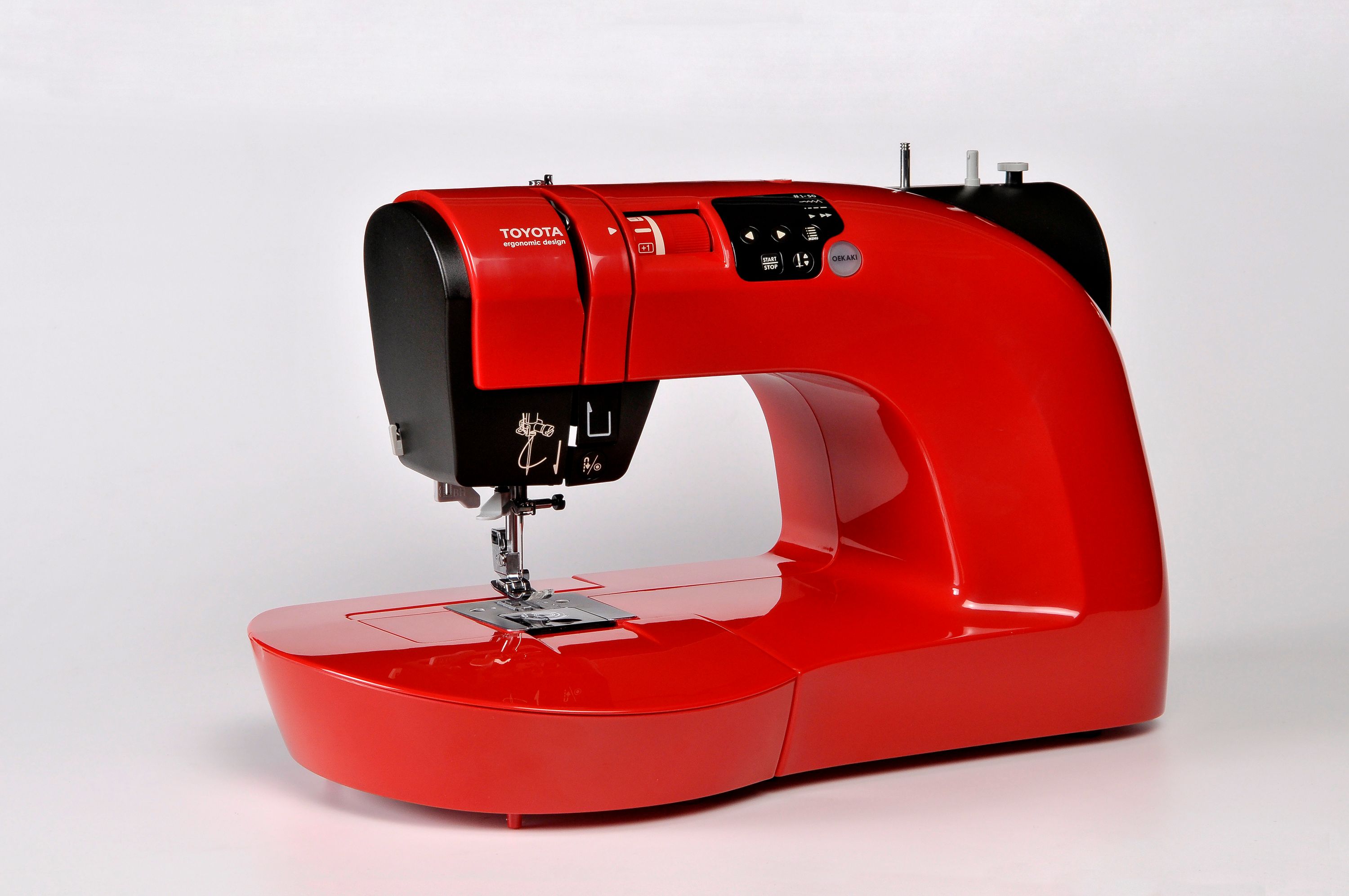 TOYOTA OEKAKI 50R - (red) - Computer-N&auml;hmaschine 