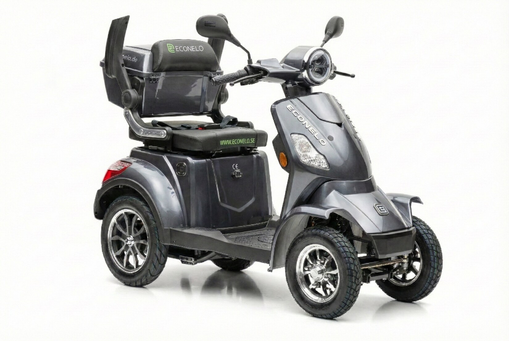 Seniorenmobil P4000, Blei-Akku, 25 km/h, 1000 Watt, Grau