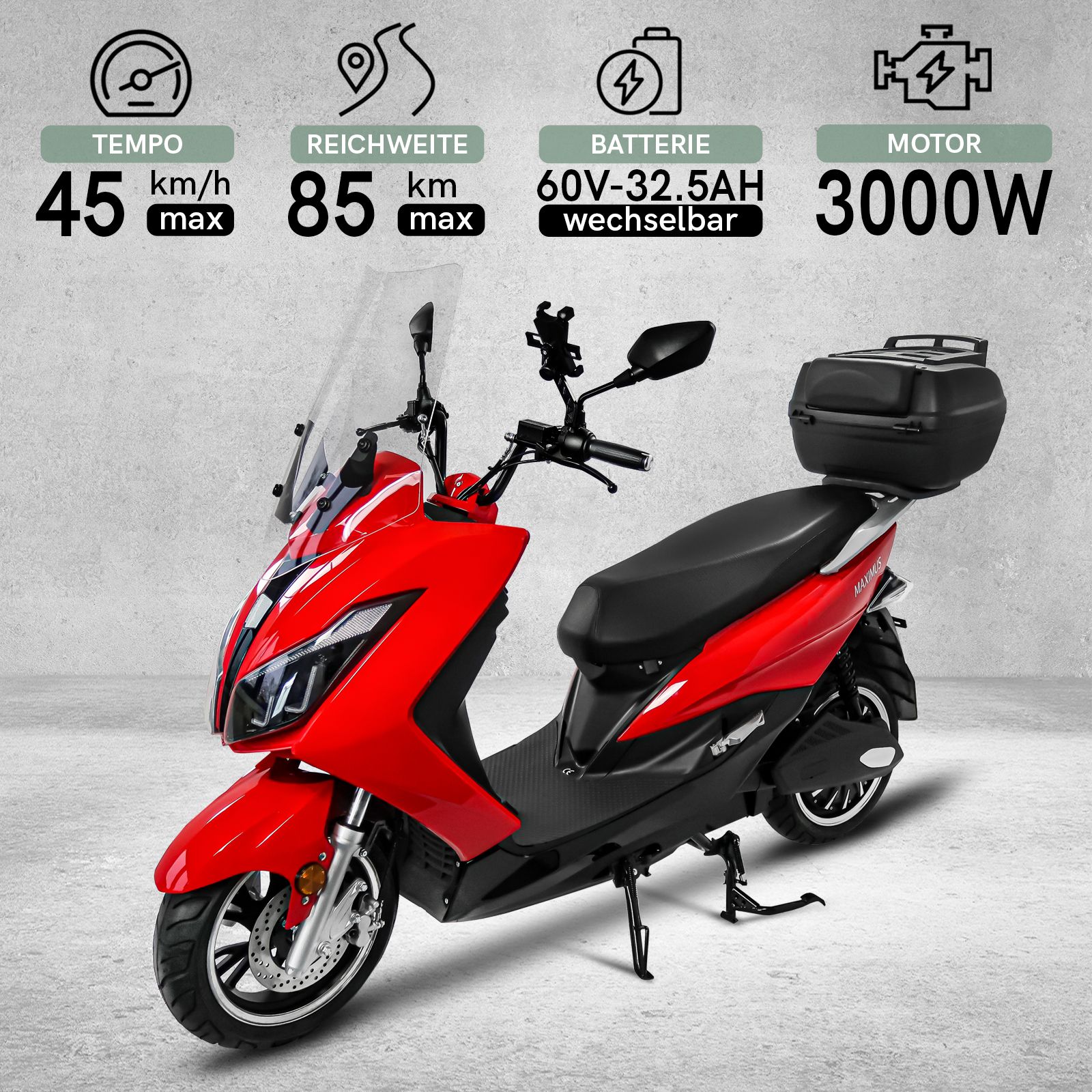 Maximus MX3-25, Lithium, 25 km/h 