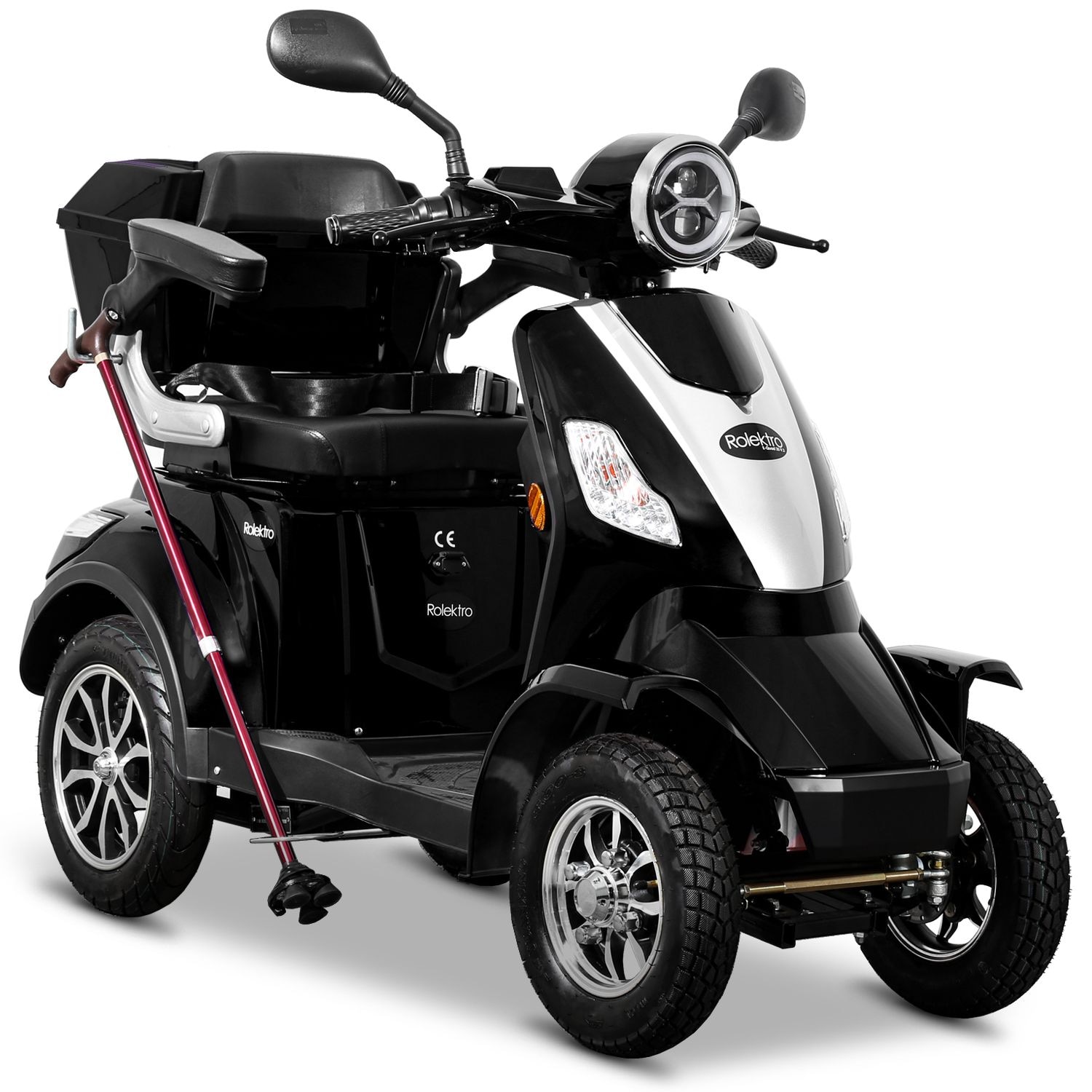 Rolektro E-Quad 25 V.2 Blei-Gel, Schwarz, 25 km/h