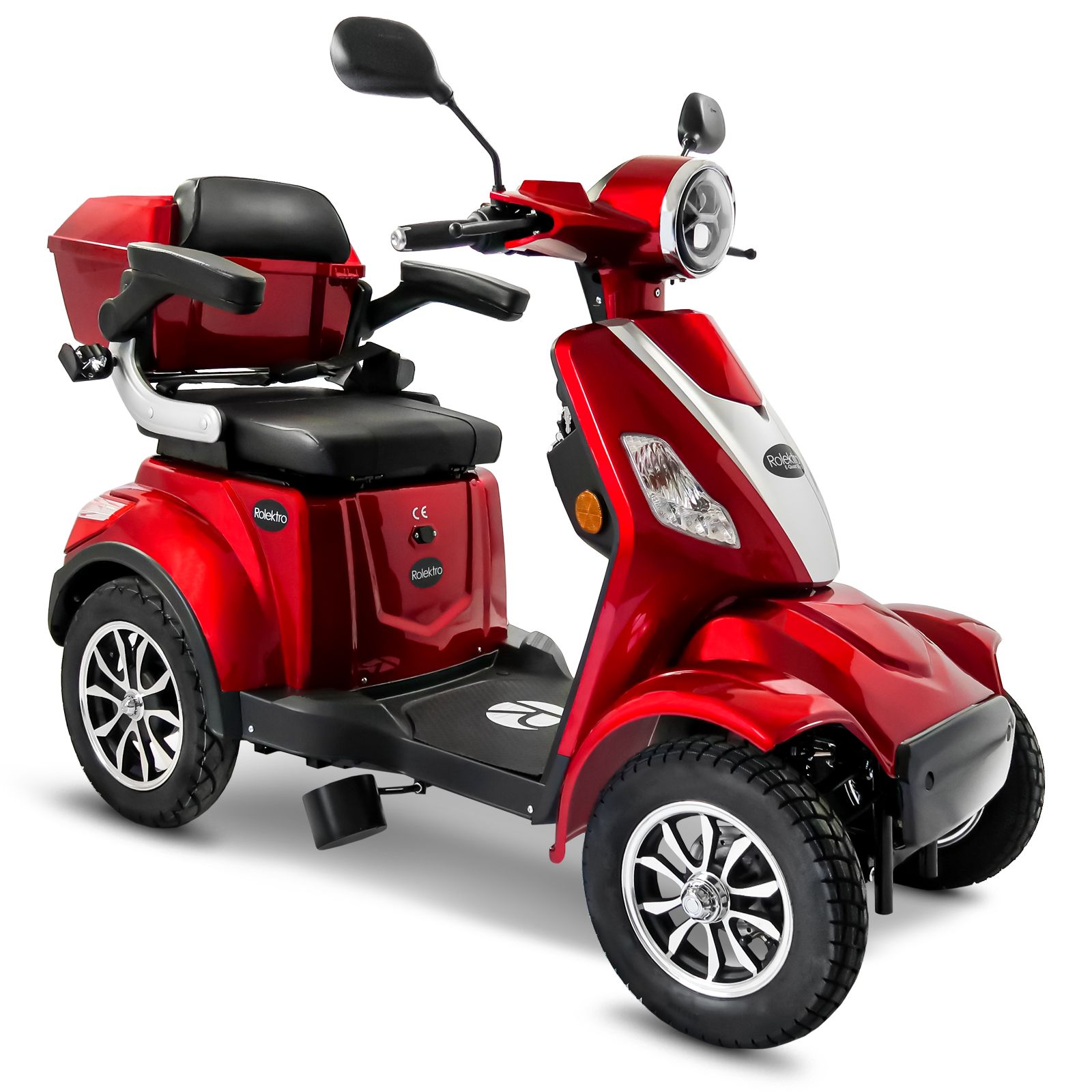 Rolektro E-Quad 25 V.3 Lithium, Rot, 25 kmh 