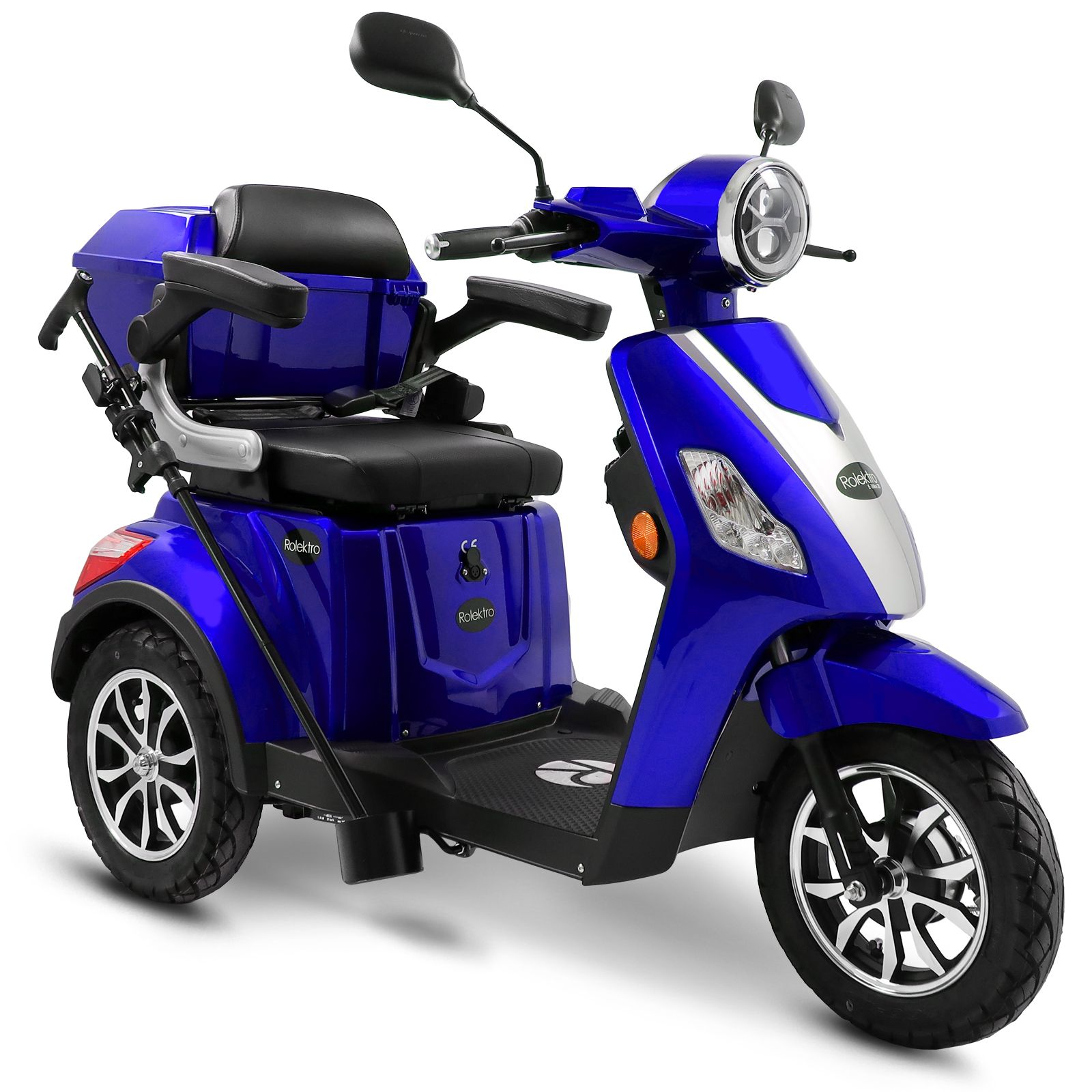 Rolektro E-Trike 25 V.3 Lithium, Blau, 25 kmh 