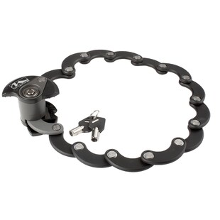 M-Wave F 600 D Fahrradschloss Faltschloss E Bike Fahrrad mit Schlüssel und Halterung 60 cm 