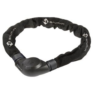 M-Wave C 10.9-360 Fahrradschloss Kettenschloss mit Schlüssel und Textilhülle 