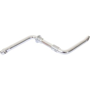 Hi5 BMX Kurbel Fahrrad Tretkurbel Fahrradkurbel einteilig Fauber Kinderrad 14 Zoll chrom 