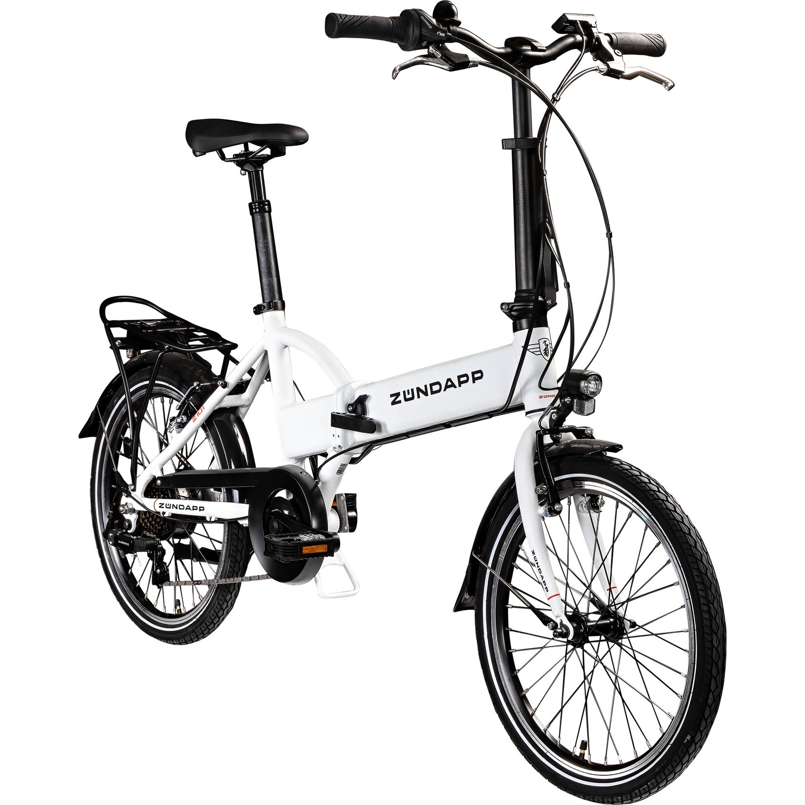 Z101 20 Zoll Elektro Klapprad für Erwachsene 150 - 180 cm 6 Gang E Klappfahrrad E Bike Faltrad Pedelec StVZO