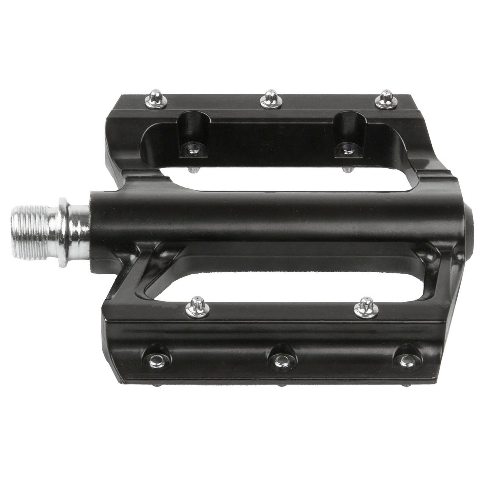 M-Wave Flat Fahrradpedal BMX Fahrrad Pedale Aluminium Flat Pedal 9/16" Achse Singlespeed Mountainbike Plattformpedale