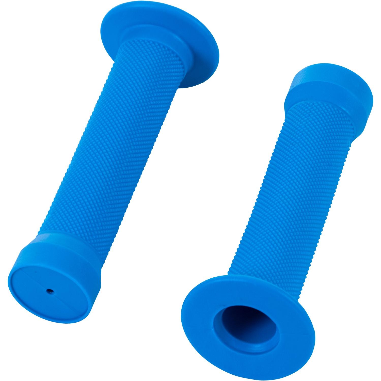 Bullseye BMX Griffe 130 mm 22,2 mm Fahrradgriffe Grips Lenkergriffe Set rechts links (blau) 