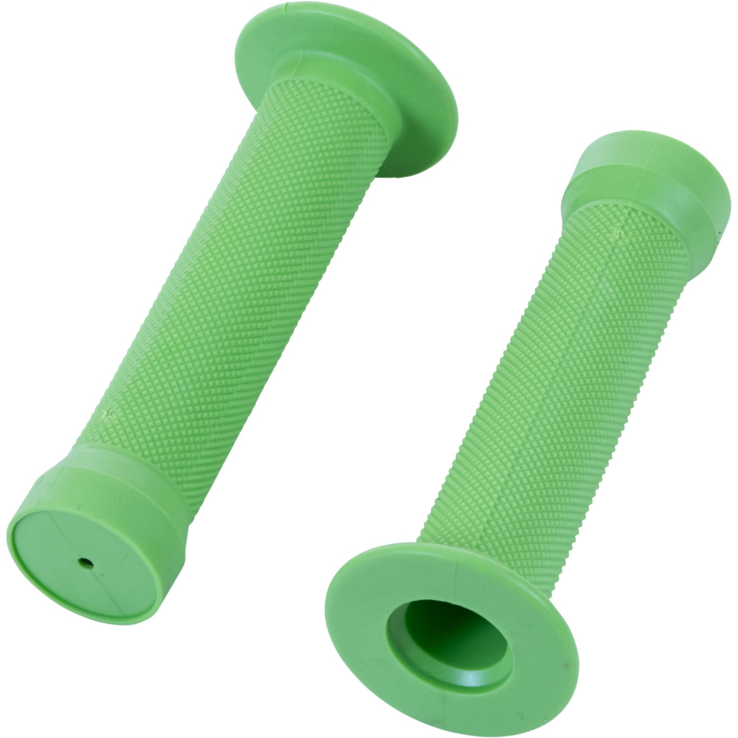 Bullseye BMX Griffe 130 mm 22,2 mm Fahrradgriffe Grips Lenkergriffe Set rechts links (gr&uuml;n) 