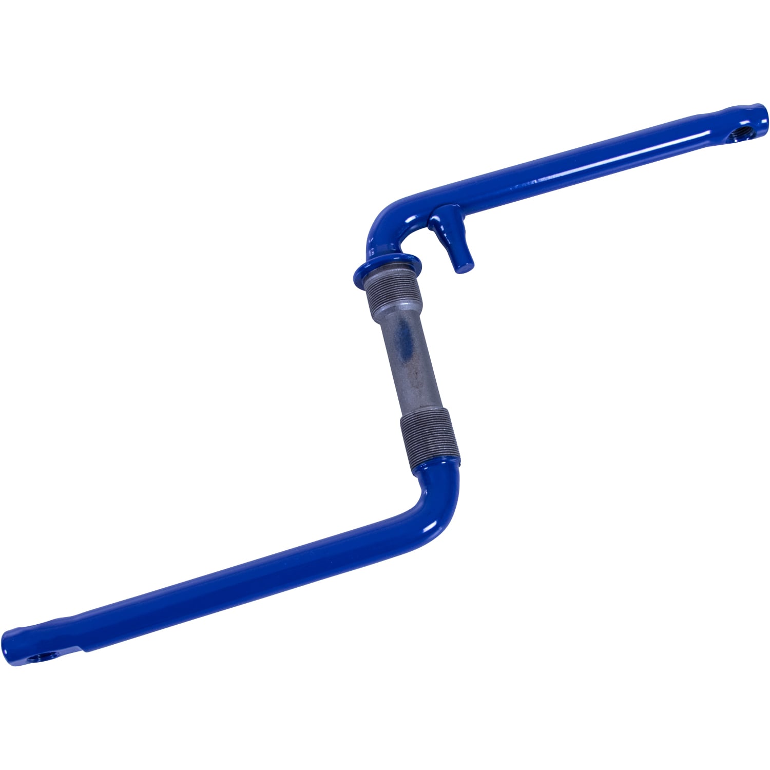 deTox BMX Kurbel Fahrrad Kurbelgarnitur Fahrradkurbel Fauber blau 