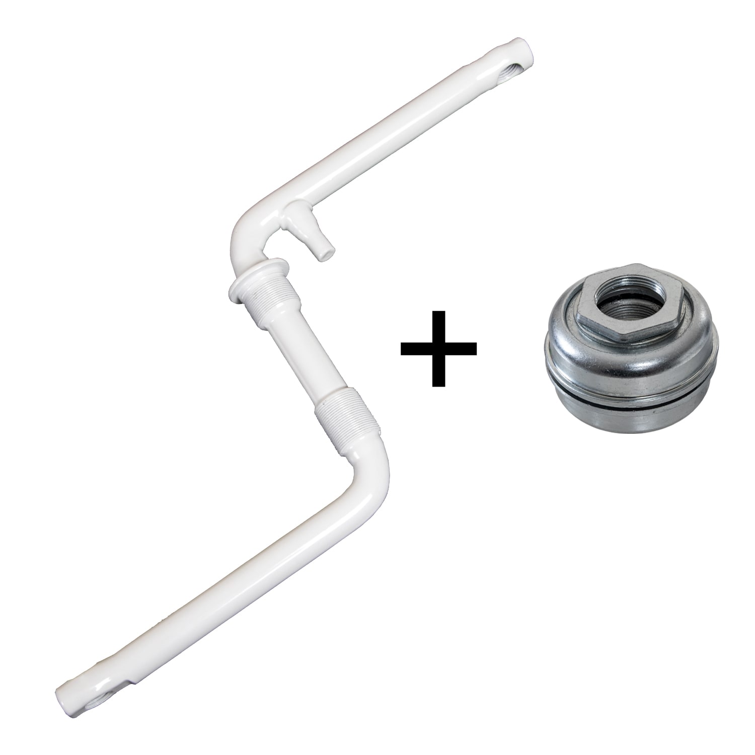 deTox BMX Kurbel Fahrrad Kurbelgarnitur Fahrradkurbel Fauber wei&szlig; mit US-BB Lager 