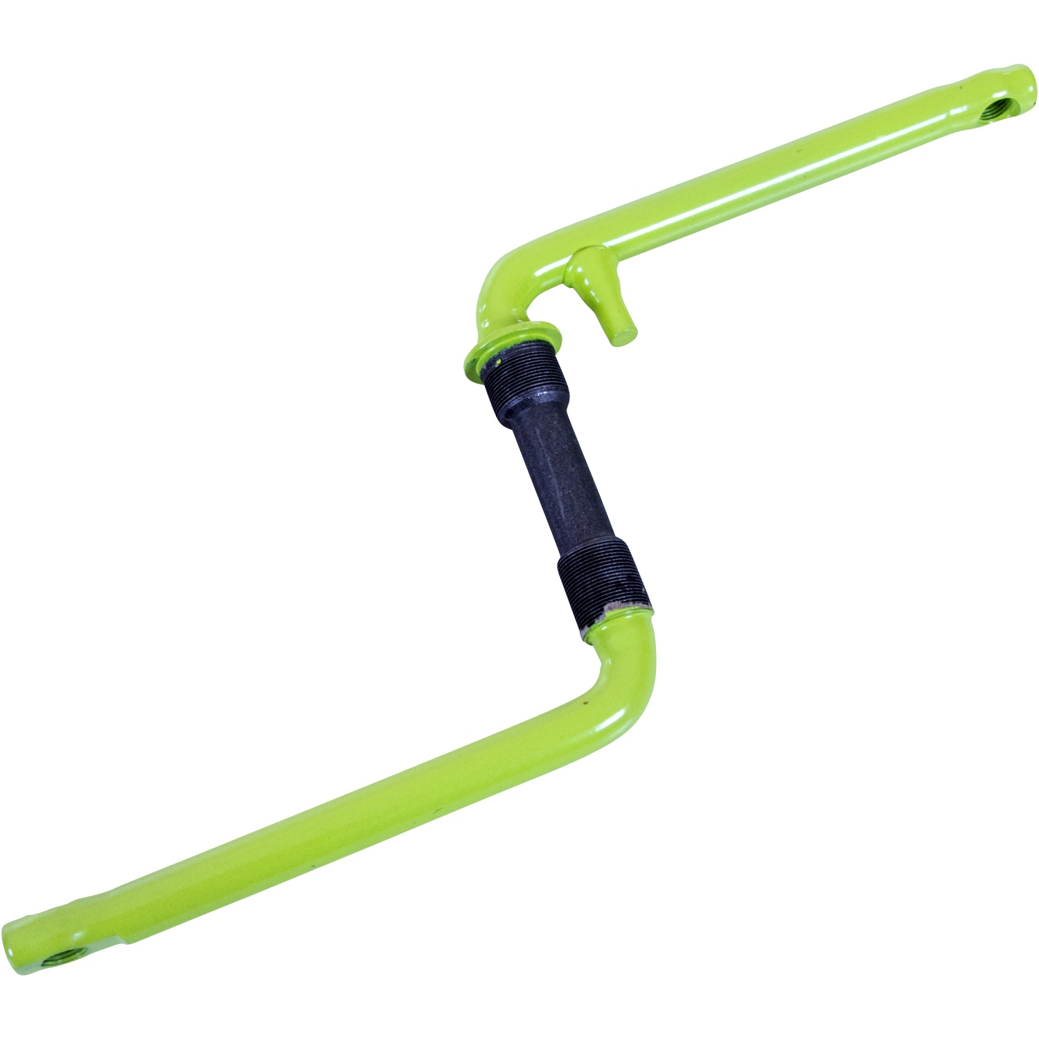 deTox BMX Fahrrad Kurbel 170 mm 20 Zoll Tretkurbel Fahrradkurbel einteilig Fauber gr&uuml;n 