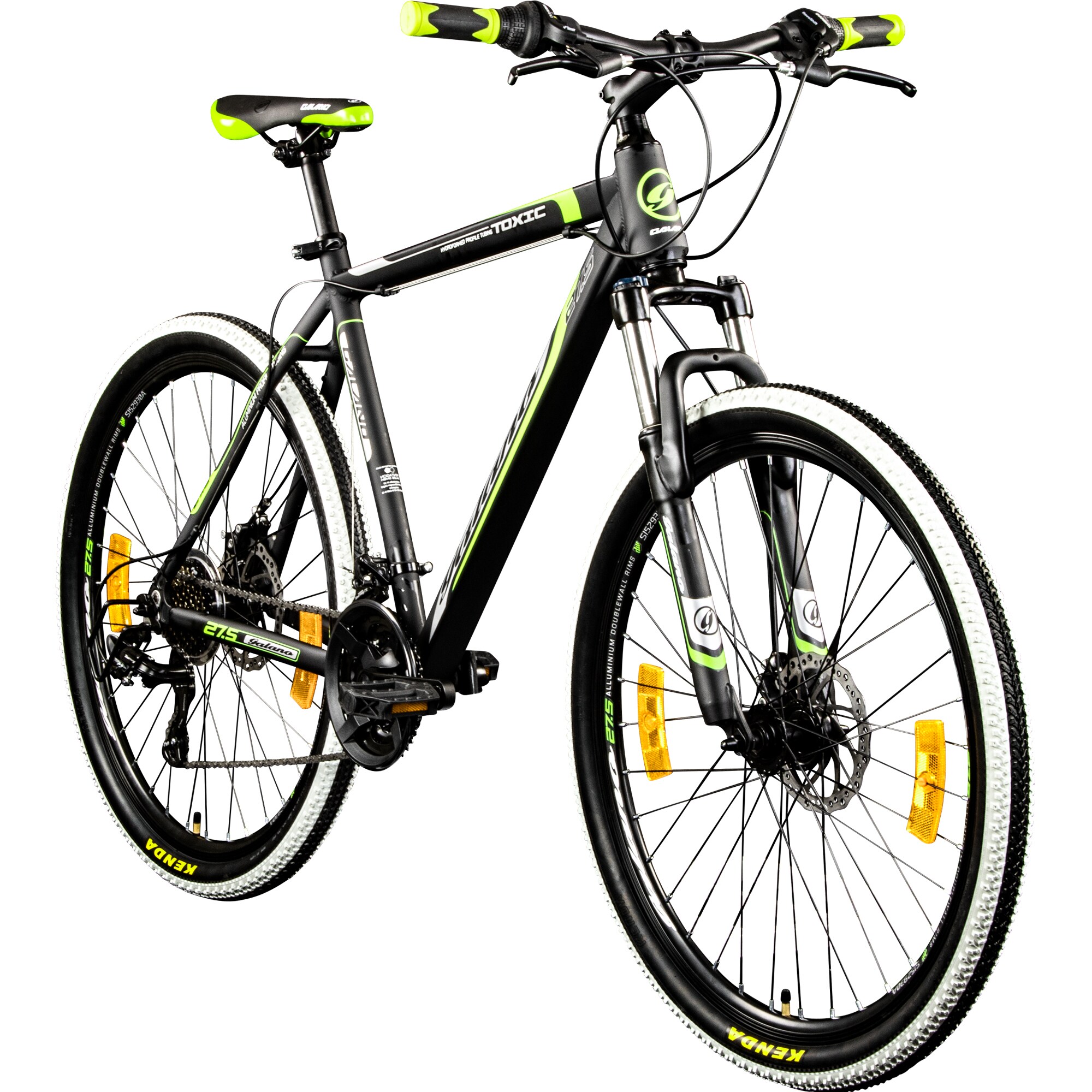 Galano Toxic 27,5 Zoll Mountainbike Hardtail 165 - 190 cm MTB f&uuml;r Damen und Herren 21 G&auml;nge 