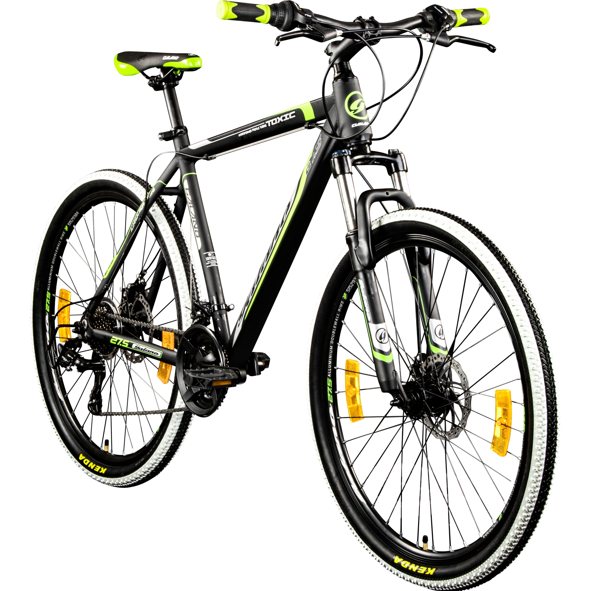 Galano Toxic 27,5 Zoll Mountainbike Hardtail 165 - 190 cm MTB f&uuml;r Damen und Herren 21 G&auml;nge 