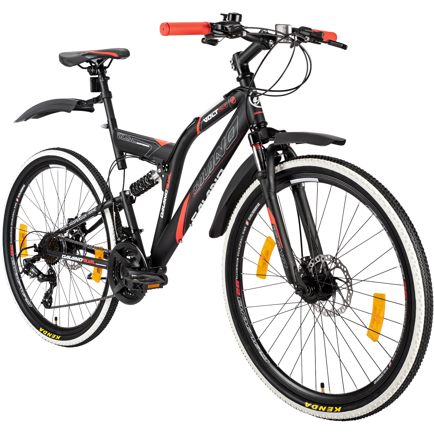 Galano Volt DS Mountainbike Fully ab 160 cm Jugendfahrrad 26 Zoll Fahrrad 21 Gang MTB f&uuml;r Jungen und M&auml;dchen Jugendrad 