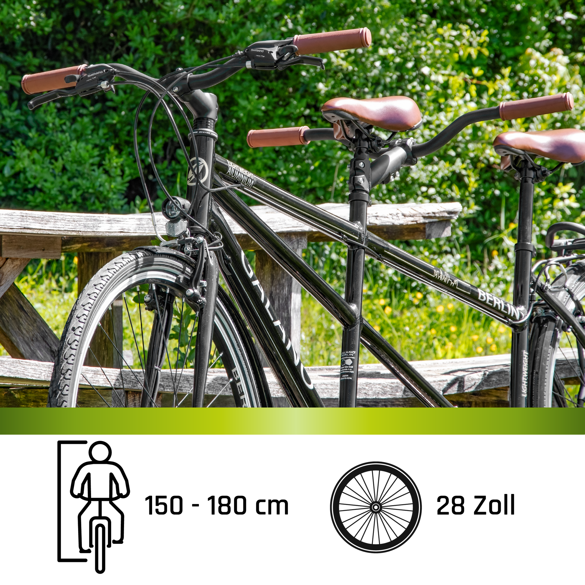 Galano Berlin 700c Tandem Fahrrad Cityrad Trekkingrad 28 Zoll Touring Bike  21 Gnge bei Marktkauf online bestellen