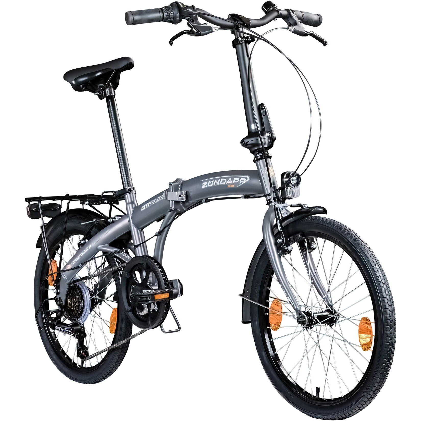 ZF20 Speed Folder 20 Zoll Klapprad Faltrad Stadtrad Fahrrad faltbar Klappfahrrad StVZO