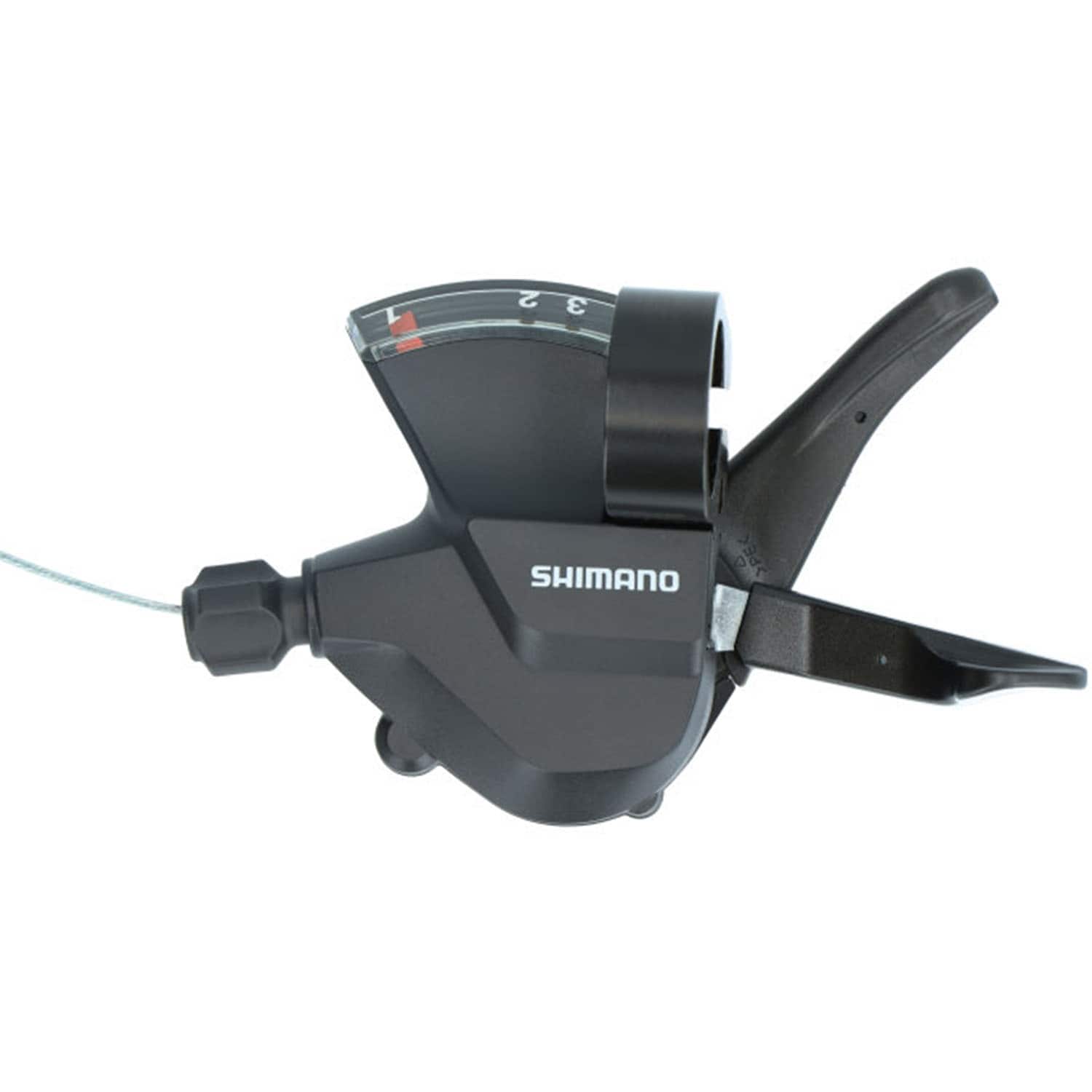 Shimano SL-M315 RapidFire Plus Schalthebel MTB Fahrrad Ganganzeige Daumenschalter 3-fach links 