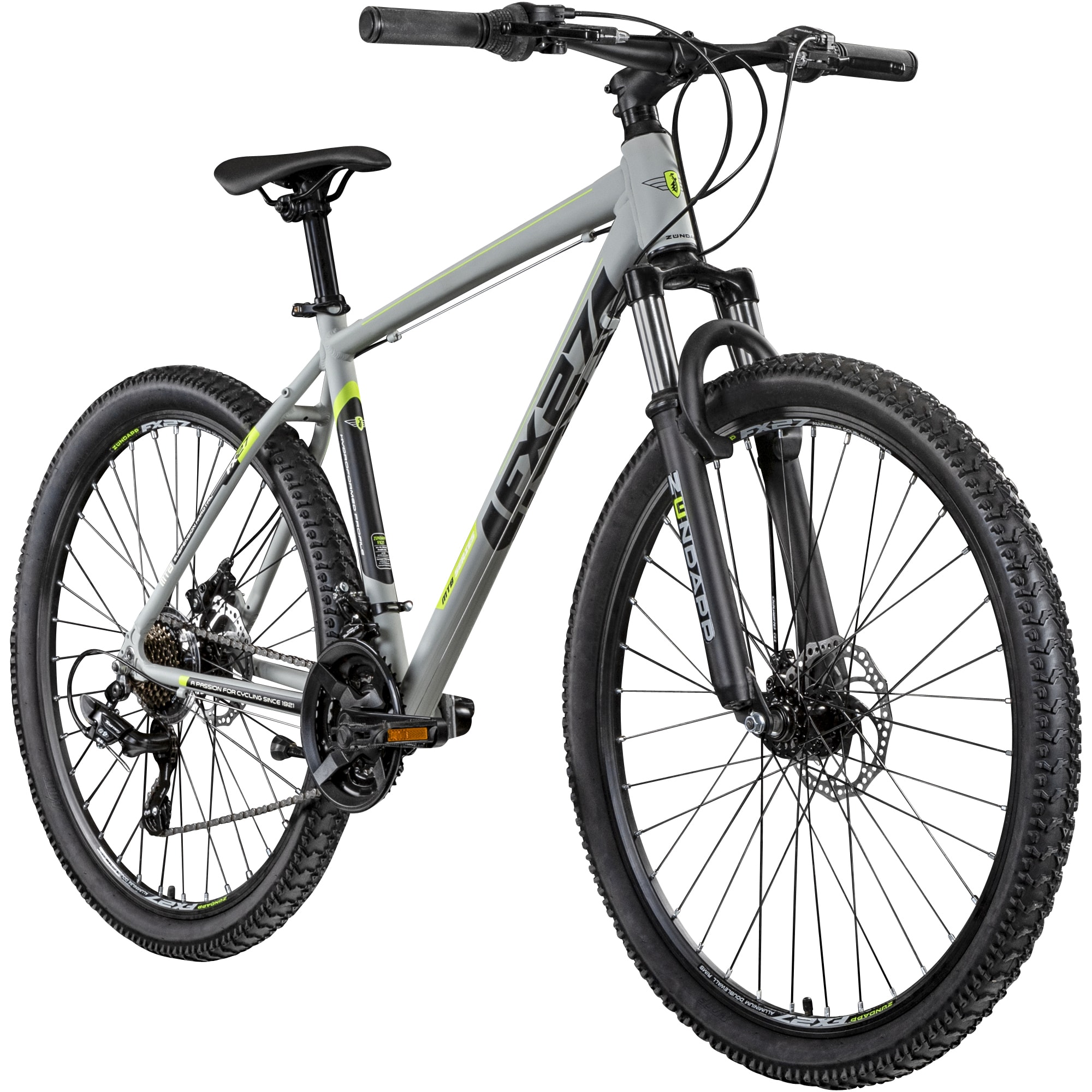 Z&uuml;ndapp FX27 Mountainbike 27,5 Zoll Hardtail 160 - 185 cm Fahrrad MTB 21 G&auml;nge 