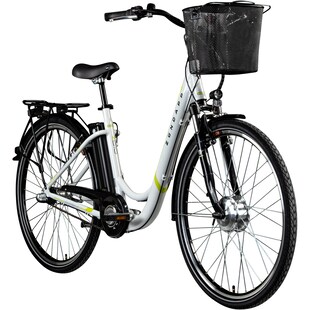 Zündapp Z810 E Bike Trekkingrad Damen ab 155 cm mit Nabenmotor Pedelec  Trekking Fahrrad mit 24 Gang und Beleuchtung StVZO