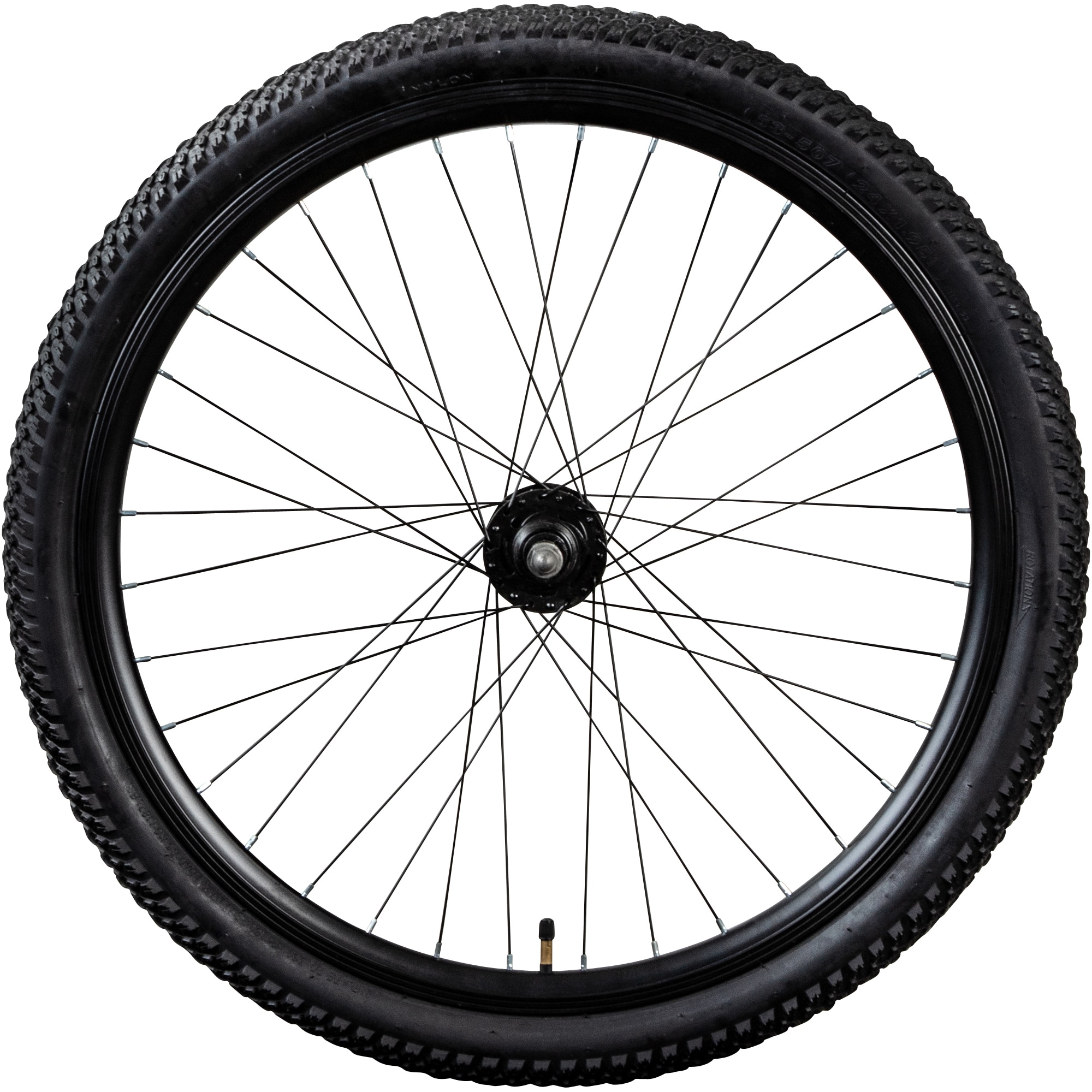 Z&uuml;ndapp Blue 5.0 Komplettrad MTB Laufrad mit Mantel, Schlauch, Speichen 24" x 1,95" Hinterrad 