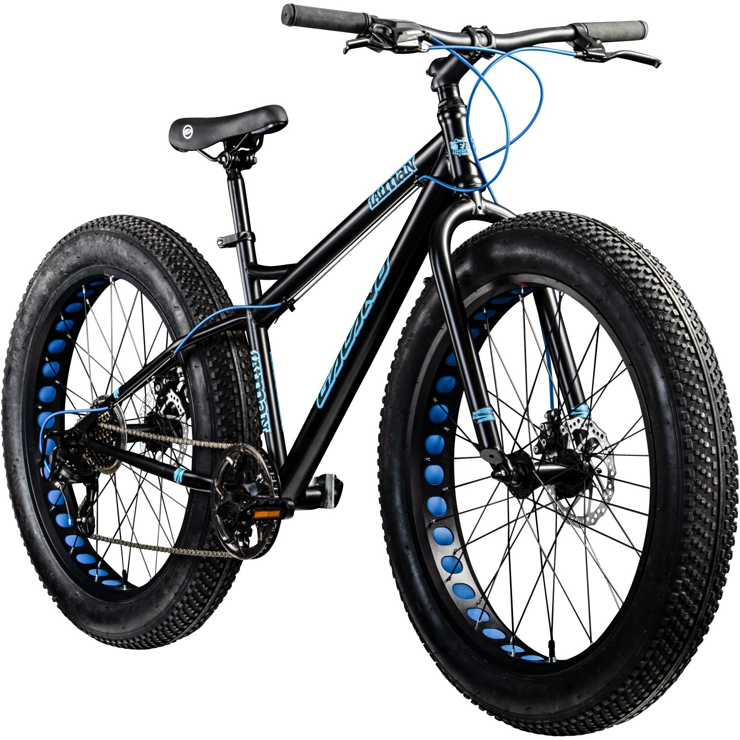 Galano Fatman 4.0 Fatbike 26 Zoll Herren Damen ab 155 cm Fahrrad 7 Gang MTB 
