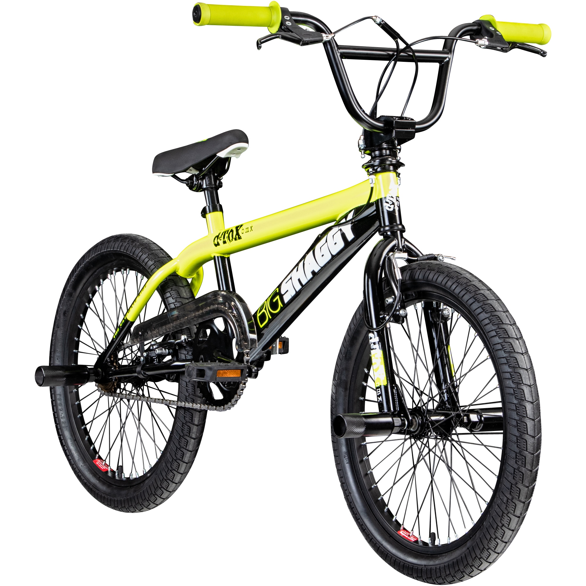 deTox Big Shaggy Spoked BMX 20 Zoll Fahrrad ab 145 cm mit 4 Pegs und 360&deg; Rotor 