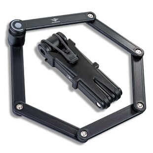 Zündapp Fahrradschloss Faltschloss Fahrrad E Bike Schloss 85 cm diebstahlsicher 