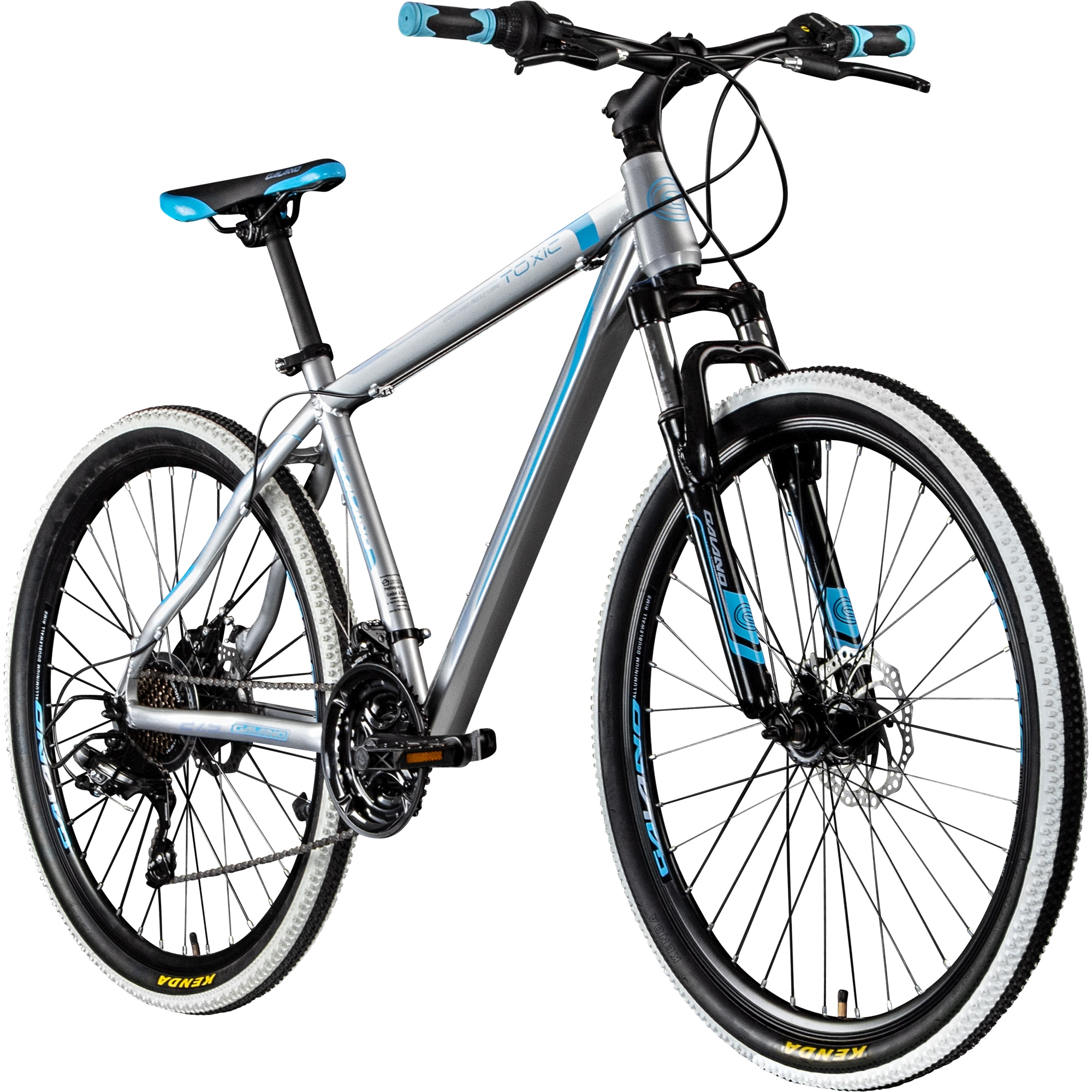 Galano Toxic 27,5 Zoll Mountainbike Hardtail 165 - 190 cm MTB f&uuml;r Damen und Herren 21 G&auml;nge 