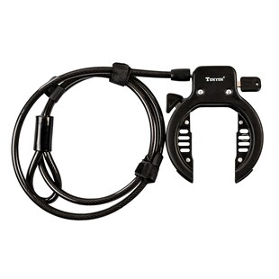 Zündapp Fahrradschloss Z902 Kabelschloss mit Rahmenschloss 150 cm E Bike Schloss 