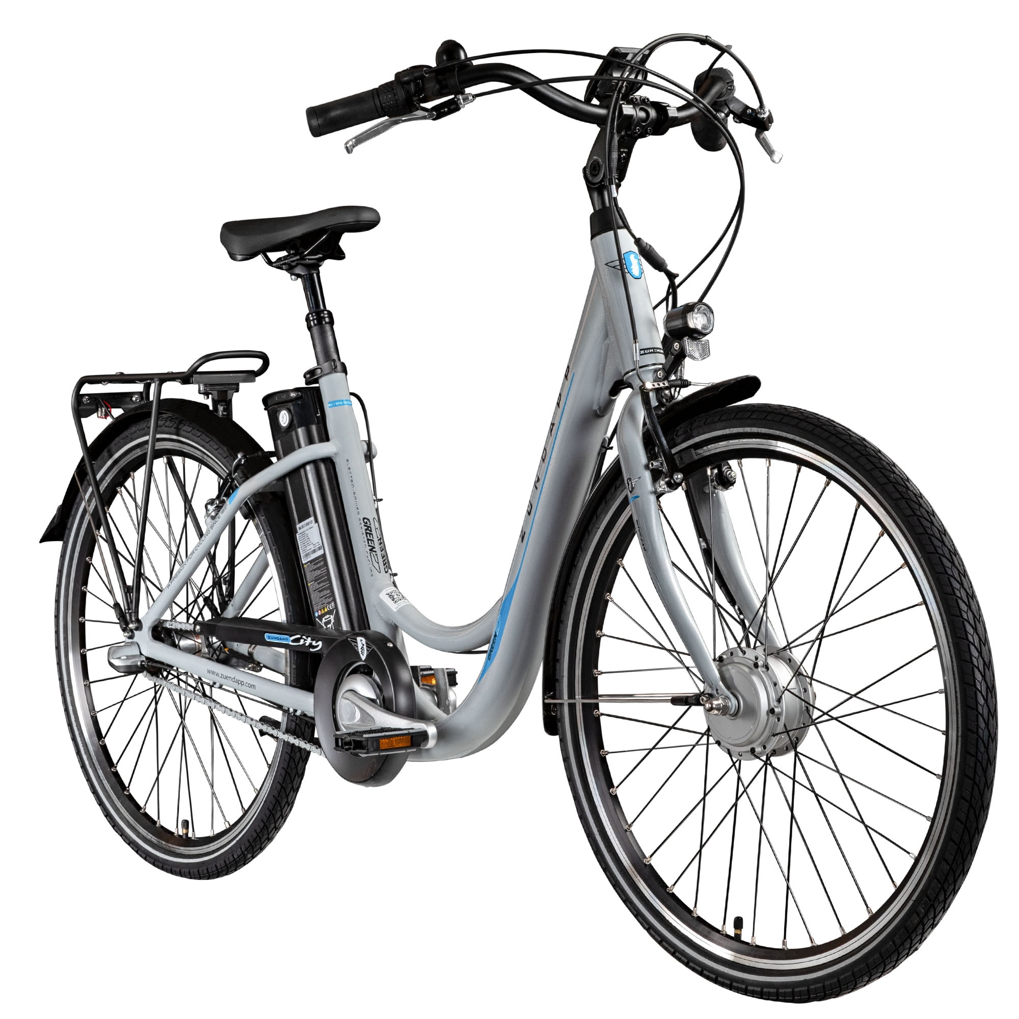 Z&uuml;ndapp Green 2.7 E Bike Damenfahrrad 26 Zoll 3 Gang Nabenschaltung 140 - 165 cm 