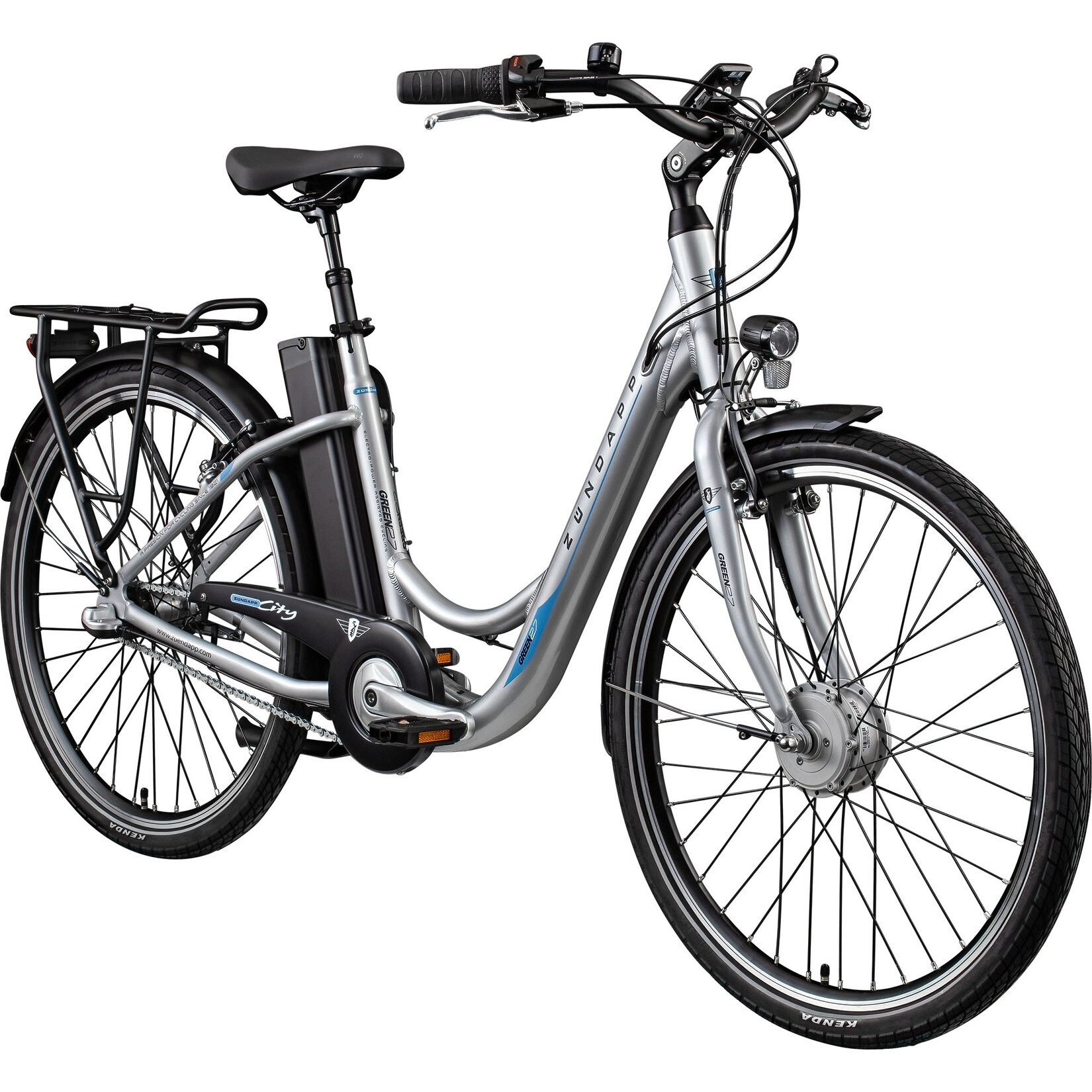 Zündapp Green 2.7 E Bike Damen Pedelec 3 Gang Shimano Schaltung retro 26 Zoll Damenfahrrad Elektrofahrrad 140-165 cm StVZO Hollandrad