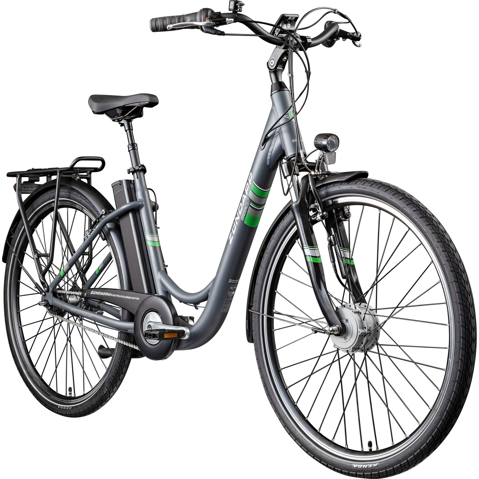 Zündapp Green 3.7 E Bike Damen 28 Zoll Pedelec 7 Gang Elektrofahrrad ab 150 cm Damenfahrrad retro Hollandrad mit Nabenschaltung