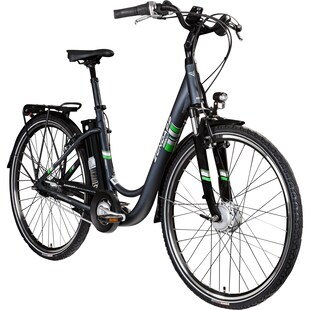 Zündapp Green 3.7 E Bike Damenfahrrad 28 Zoll mit Nabenschaltung 7 Gang anthrazit 