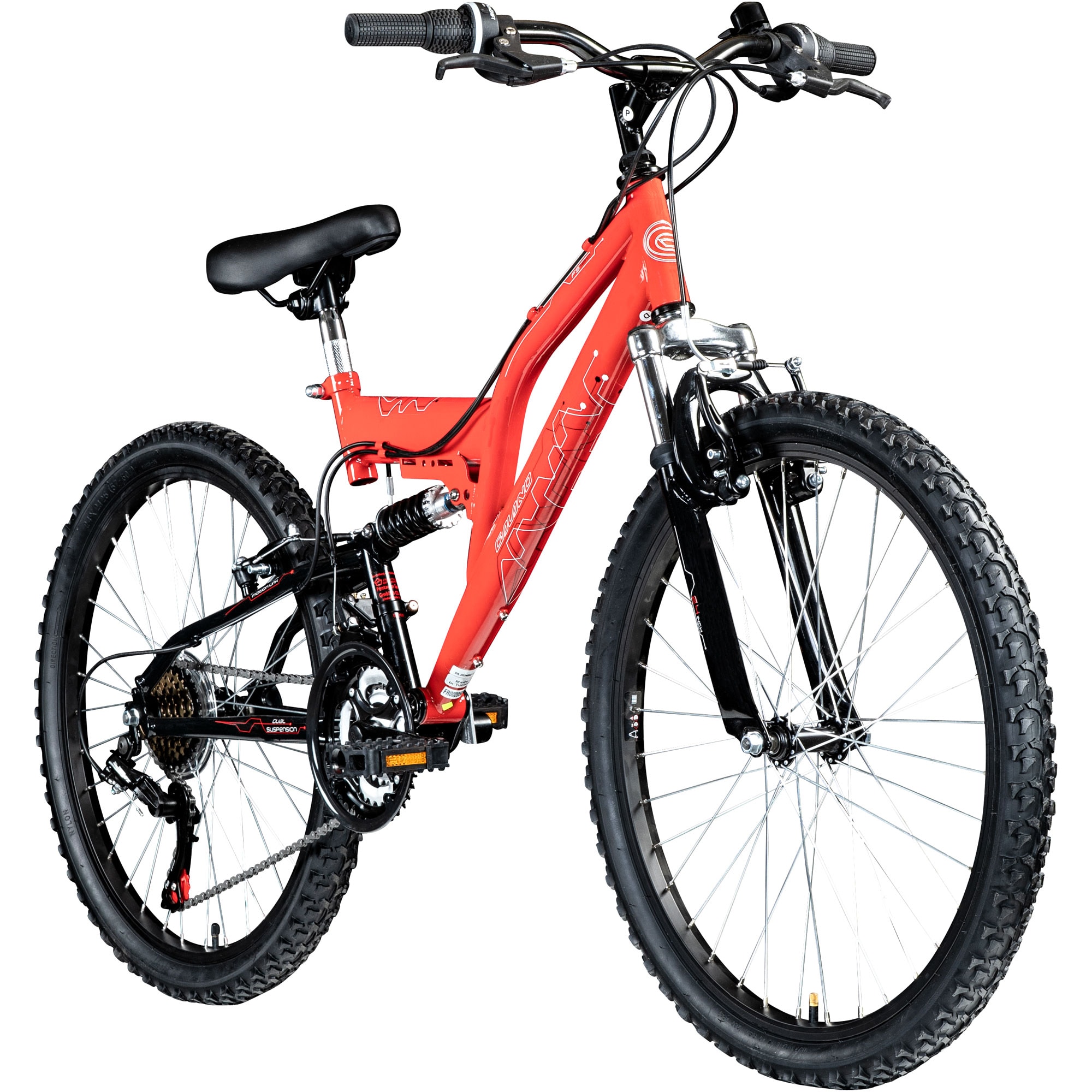 Galano FS180 Jugendfahrrad 24 Zoll Mountainbike ab 8 Jahre 130 - 145 cm 21 G&auml;nge 