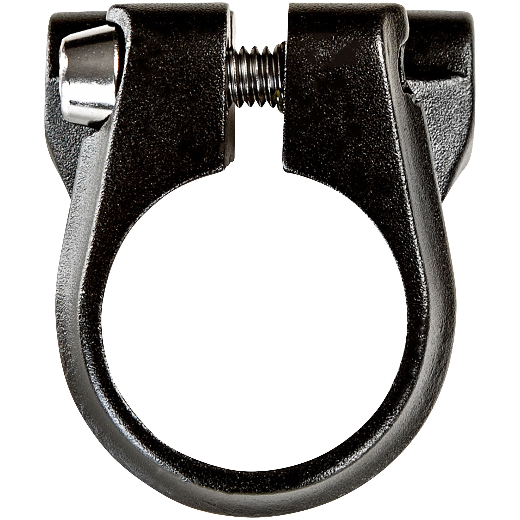 Elektra Sattelklemme mit Gep&auml;cktr&auml;ger Aufnahme Sattelst&uuml;tzenklemme Fahrrad 28,6 mm schwarz 