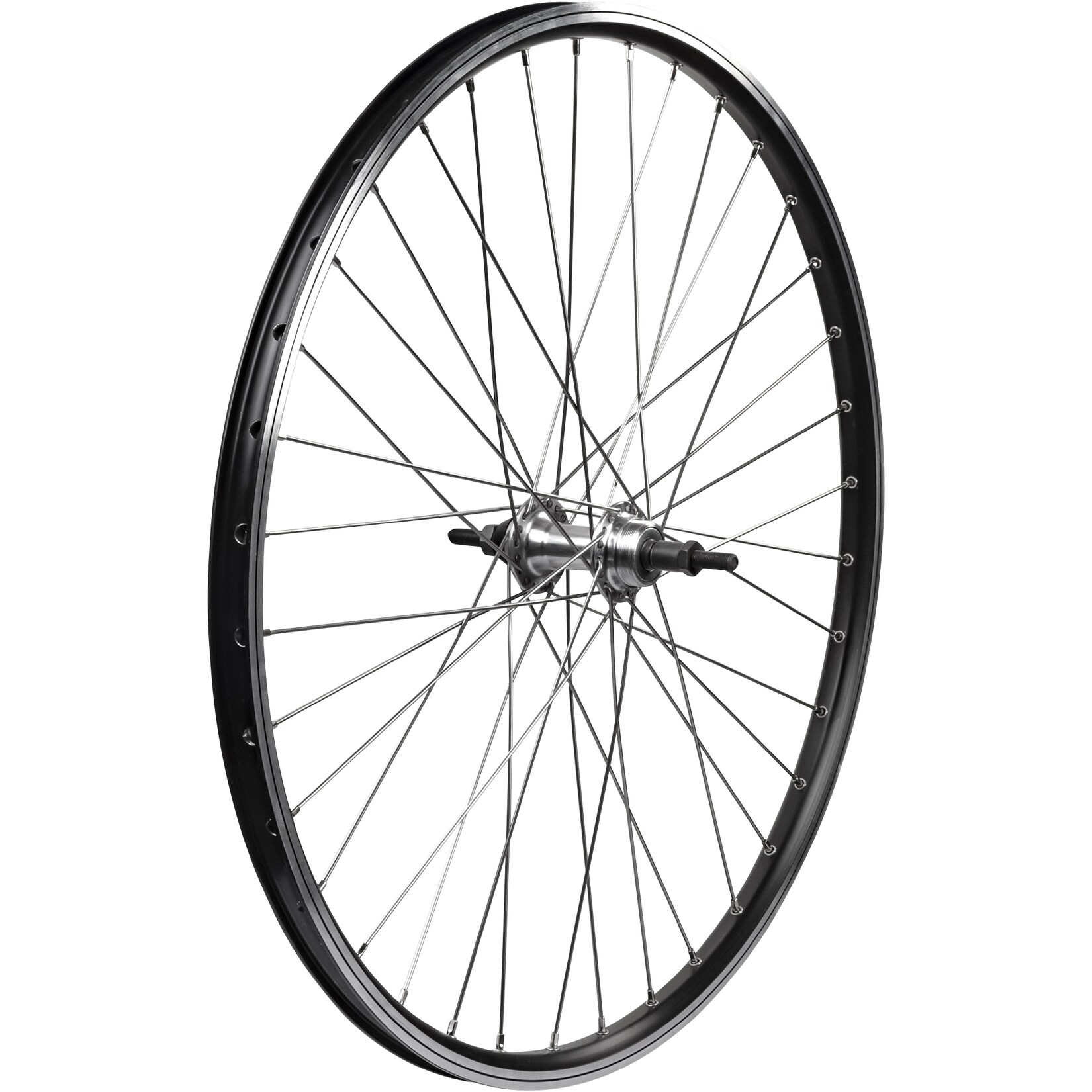 Z504 Felge 26 Zoll Laufrad hinten Aluminium Hohlkammerfelge Doublewall Fahrrad E Bike Alufelge schwarz/silber