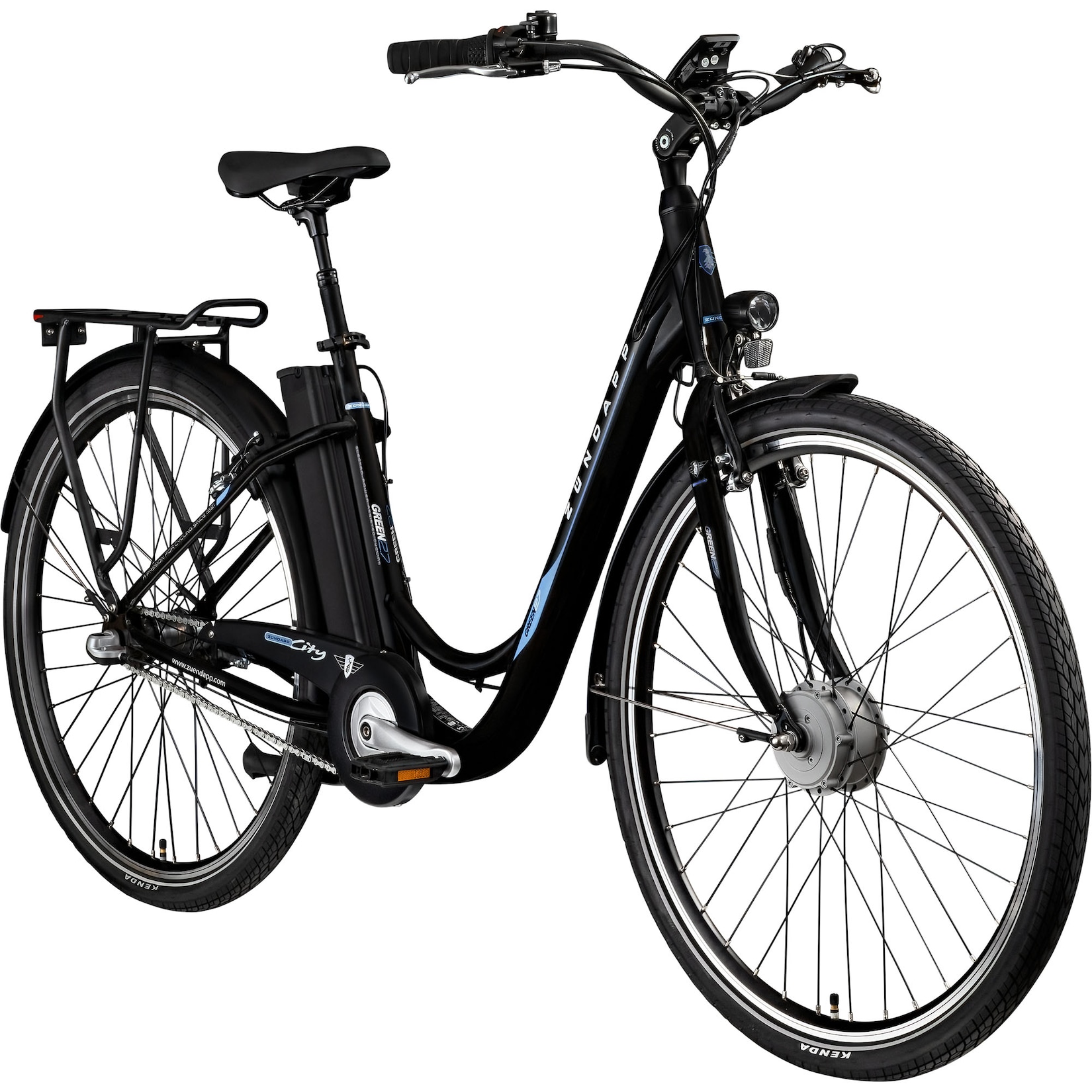 Zündapp Green 2.7 E Bike Damenfahrrad 28 Zoll 150 - 175 cm mit 3 Gang Nabenschaltung Rücktritt Pedelec Hollandrad Citybike Nabenmotor